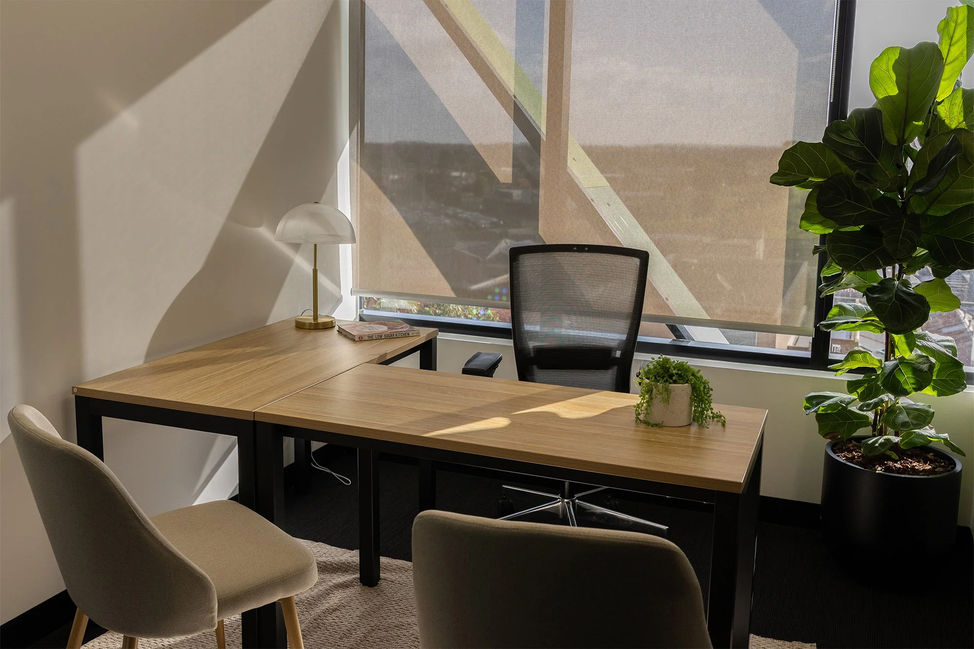 A private office at The Work Studio