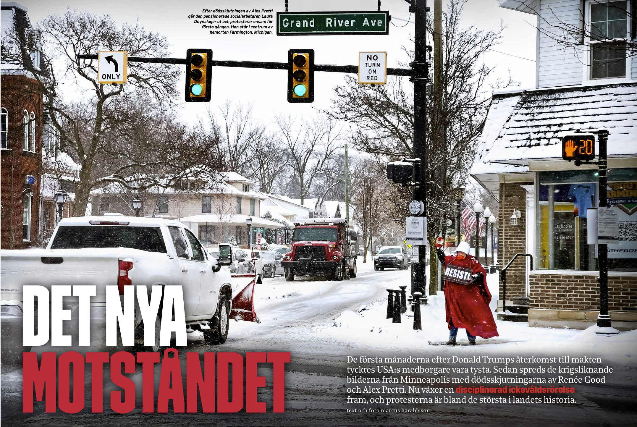 The New Resistance, in depth coverage of the US:s largest ever civil resistance movement. Amnesty Press, magazine of Amnesty International, Sweden, March 2026. Click image for link