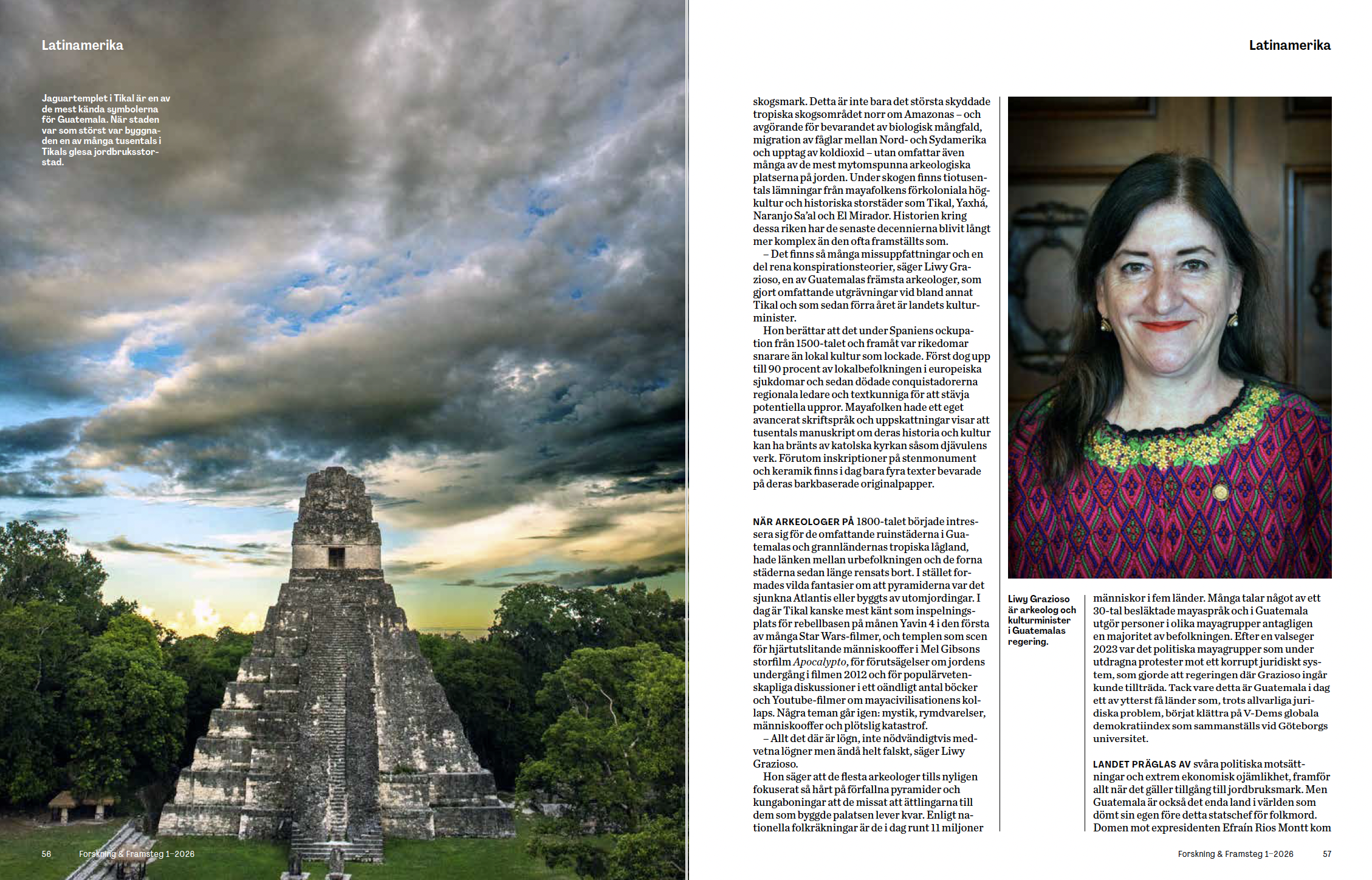 This is what we can learn from the Maya peoples' about sustainable agriculture. Forskning & Framsteg 1/2026, January 2026. Click image for link