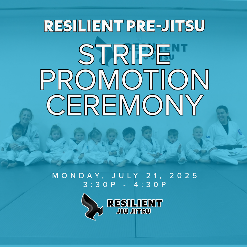 Resilient Pre-Jitsu Stripe Promotion Ceremony