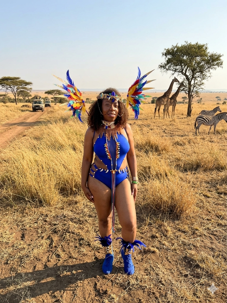 Strictly Vibes Royal Monokini