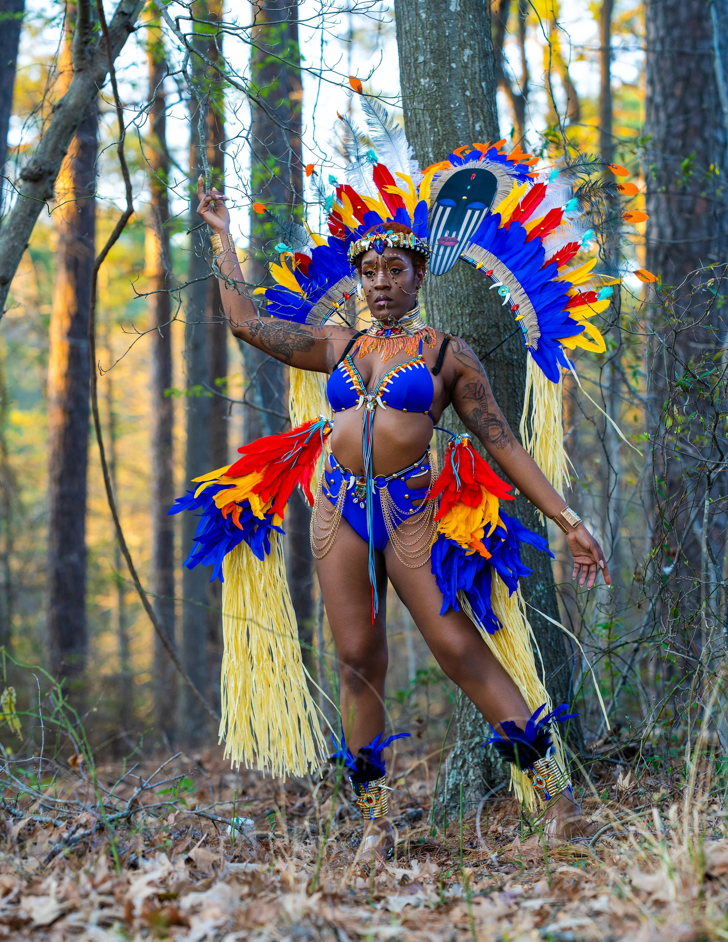 Strictly Vibes Royal High Waist Bikini