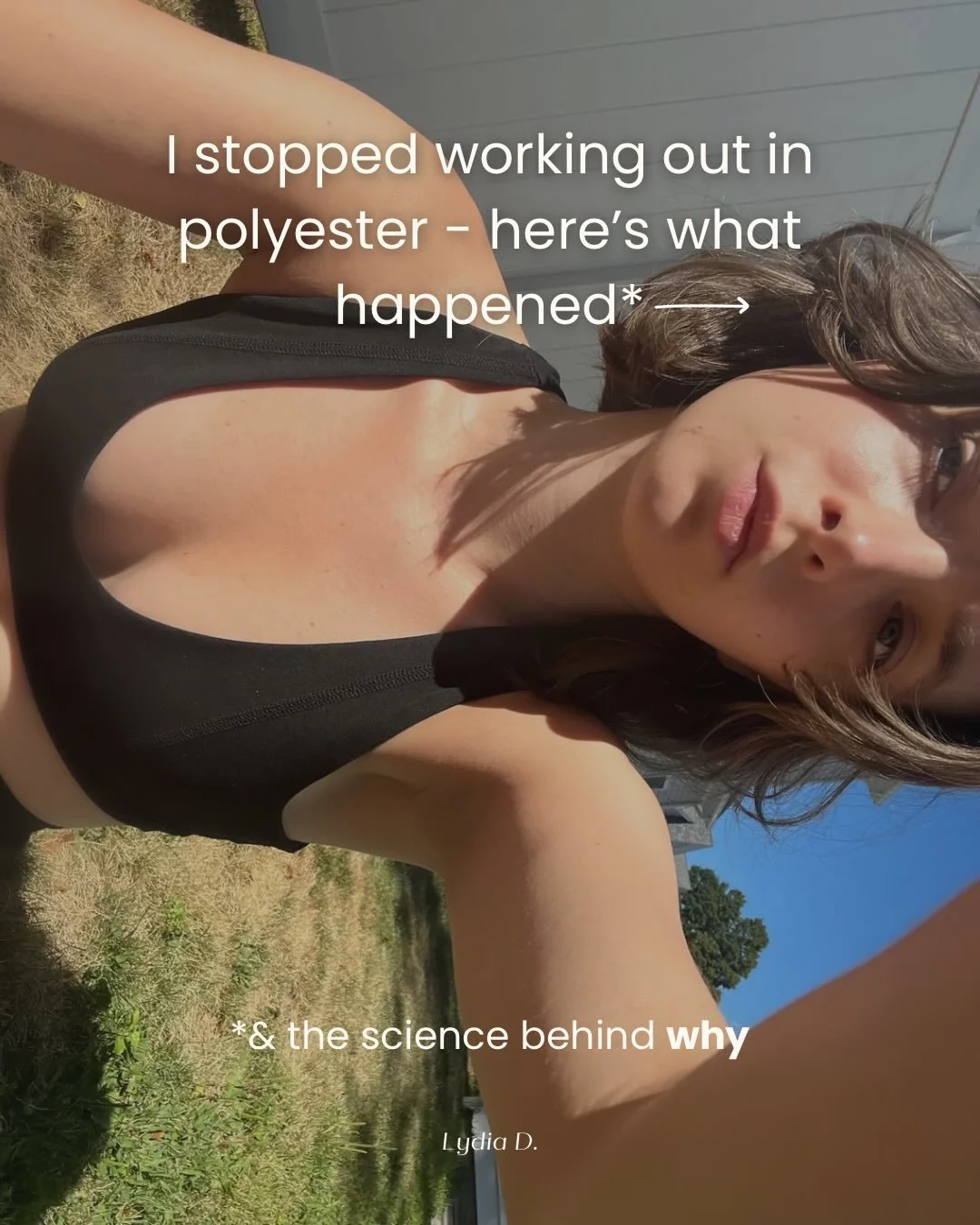 Science-backed reasons to ditch polyester workout wear and opt for fabrics like organic cotton, merino wool, and Tencel lyocell instead. 

Swipe through for my checklist for shopping non-toxic, sustainable activewear 💪

&amp; link in bio for my top 