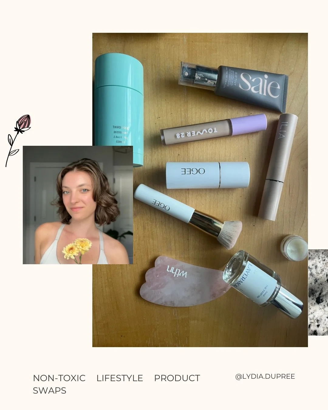 My top non-toxic beauty recs 🌹

From the *only* perfume that doesn&rsquo;t give me a headache ( @layermorfragrance ) to my favorite pillowcase infused with botanicals that are good for your skin + hair ( @aizome_textiles )

Get my full guide to non-