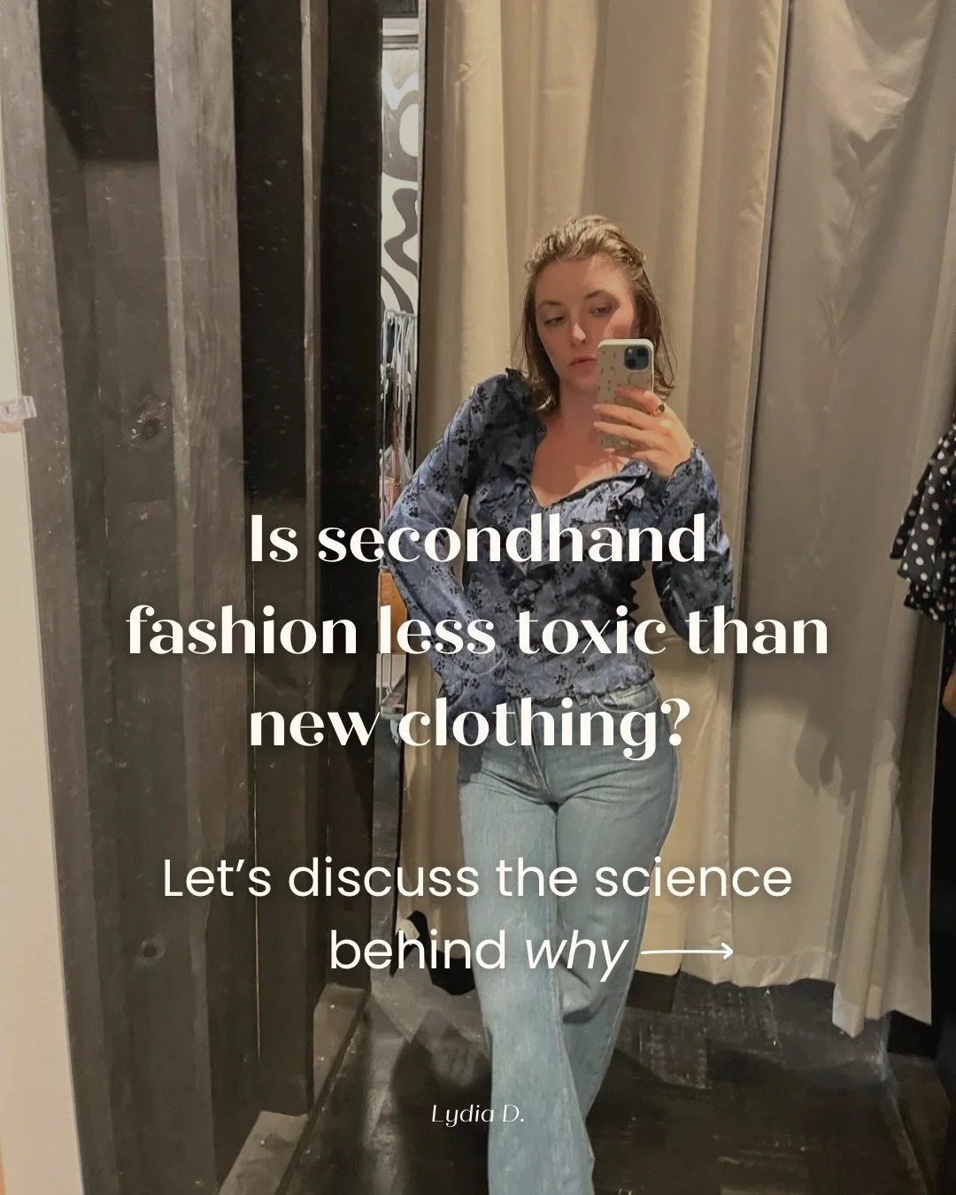 Another excuse to thrift?? 👀

Answering a top q I get on whether secondhand fashion impacts clothing toxicity. Swipe through for the science ➡️