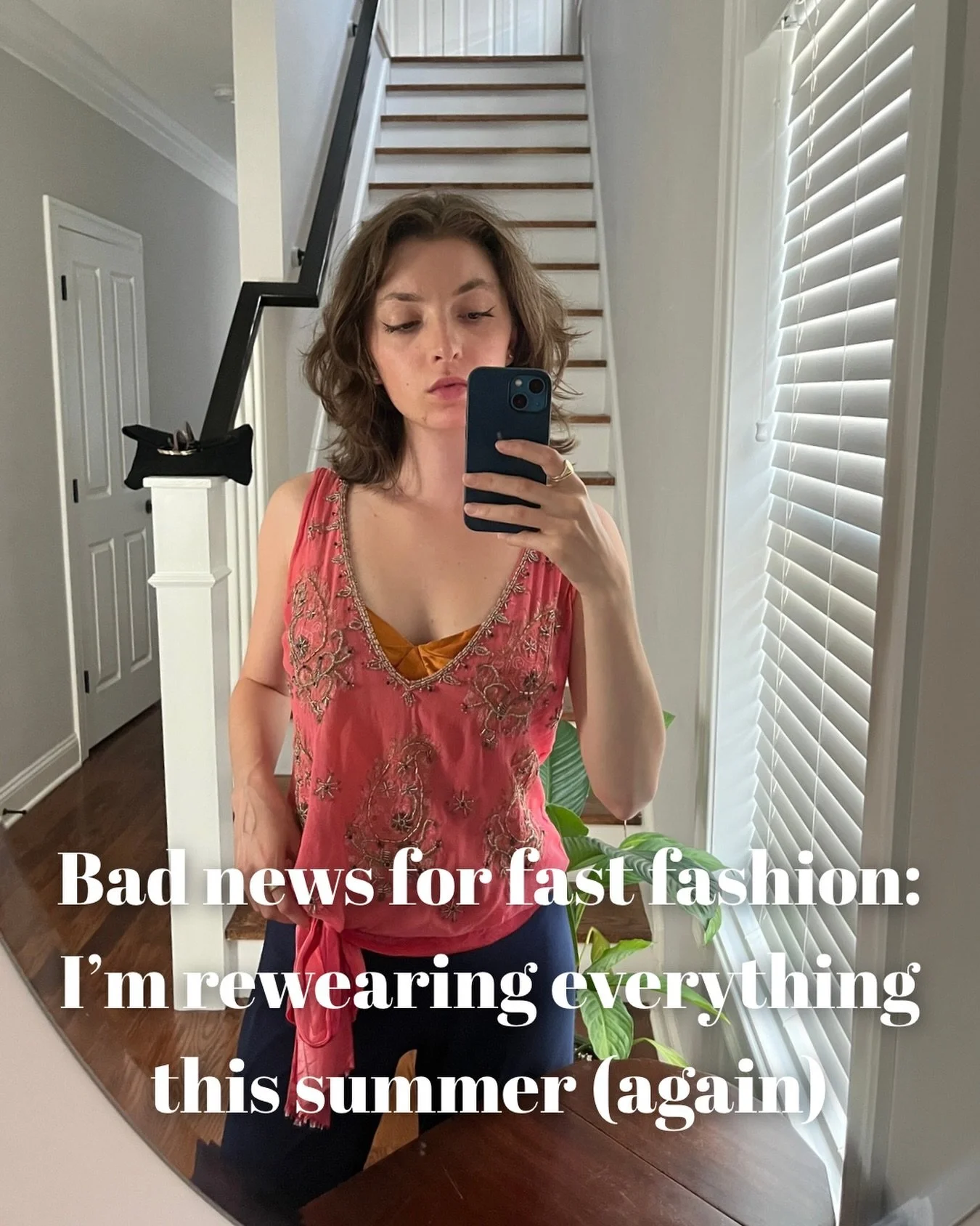 Good news for my wallet 🤷🏻&zwj;♀️

&amp; the planet&hellip;the most sustainable item is the one you already own (yes, that clich&eacute; again)

But seriously, when you build a wardrobe of items that you love, make you feel good, and are well-made,