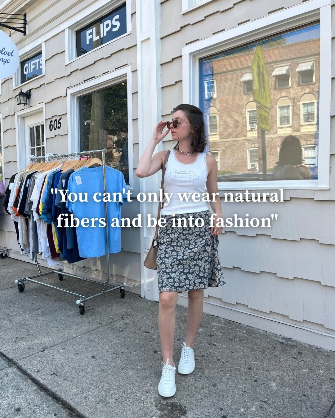I often hear how natural fiber fashion is boring, too homemade (tradwife aesthetic anyone?), and just not stylish.

I hear you, this used to be my impression, too. As someone who has always prioritized fashion, I didn&rsquo;t want to lose my style wh