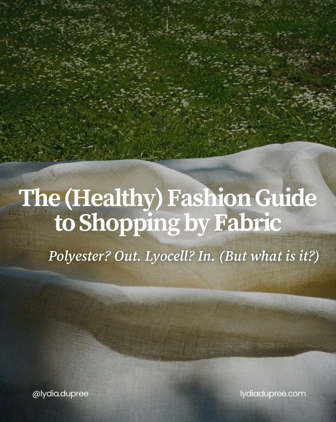If you&rsquo;ve ever wondered&hellip;
&bull; which fabrics are actually toxic vs nontoxic 
&bull; which fabrics are best for each clothing type so that they last a long time in your wardrobe 
&bull; wth all the different fabrics you see when shopping
