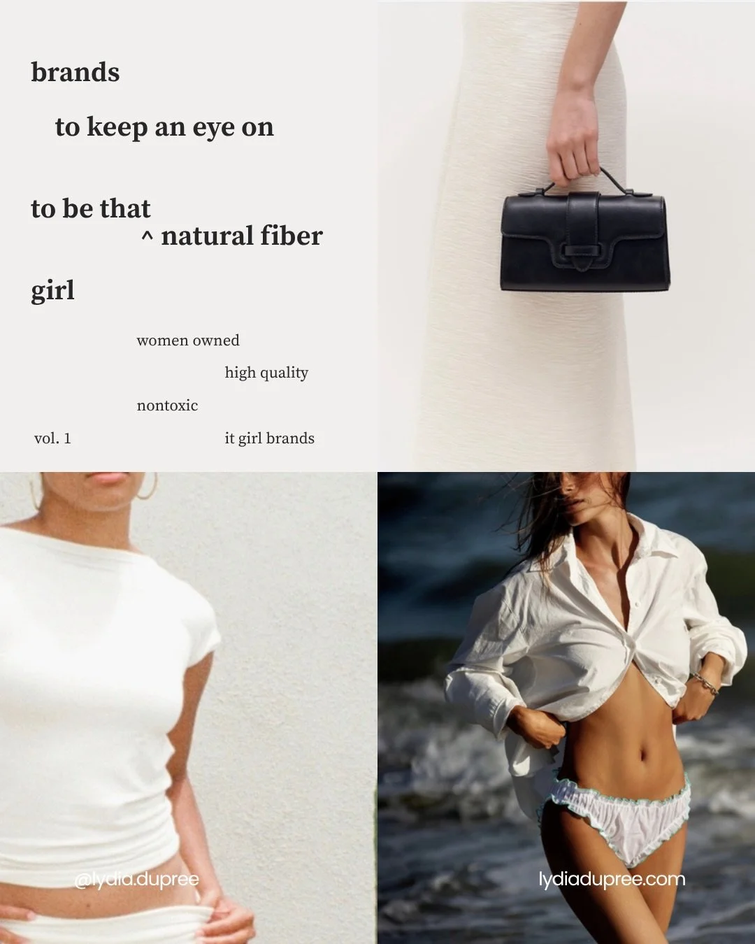 brands I love, vol.1

for my full list of vetted brands, check out my website 🌸
