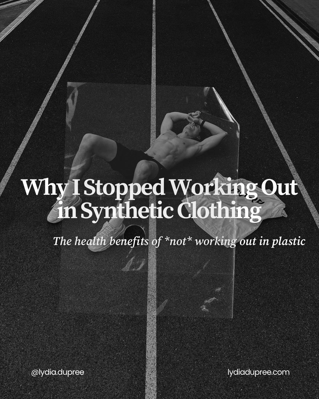 Sweating *in* toxins when you workout? 

Probably, if your activewear is primarily synthetic (polyester, nylon, spandex/elastane).

Curious about how that&rsquo;s impacting your workout and if it&rsquo;s worth it to make the switch to healthier fabri