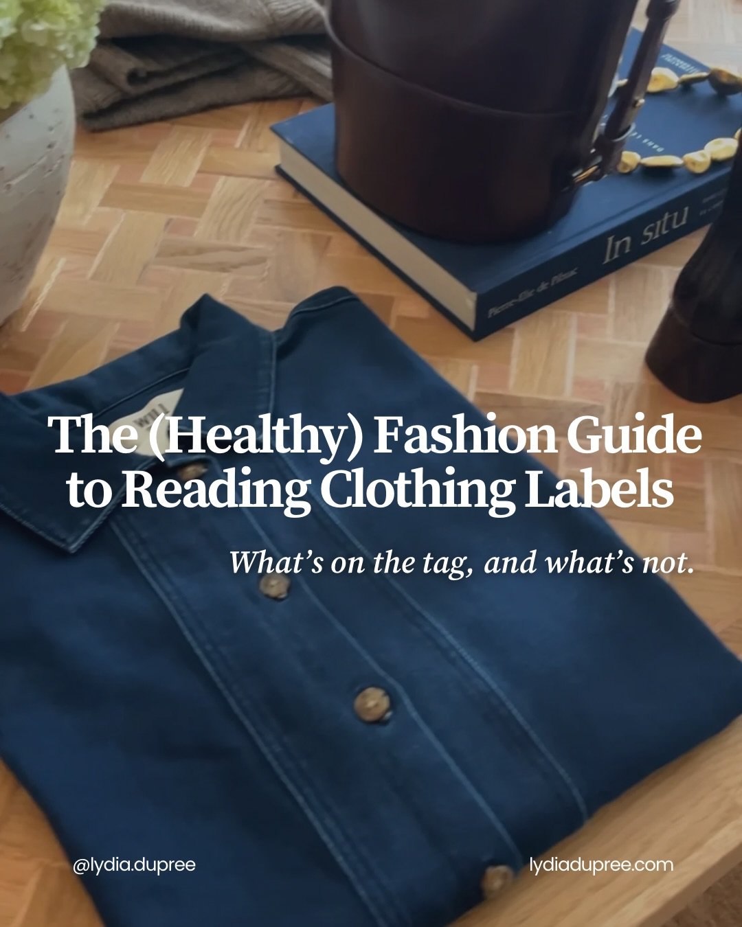 Avoiding harsh chemicals in clothing can feel overwhelming due to the lack of transparency and regulation in the industry. 

Swipe through for a breakdown of what information to look for in order to lower exposure to toxic ingredients - and where to 
