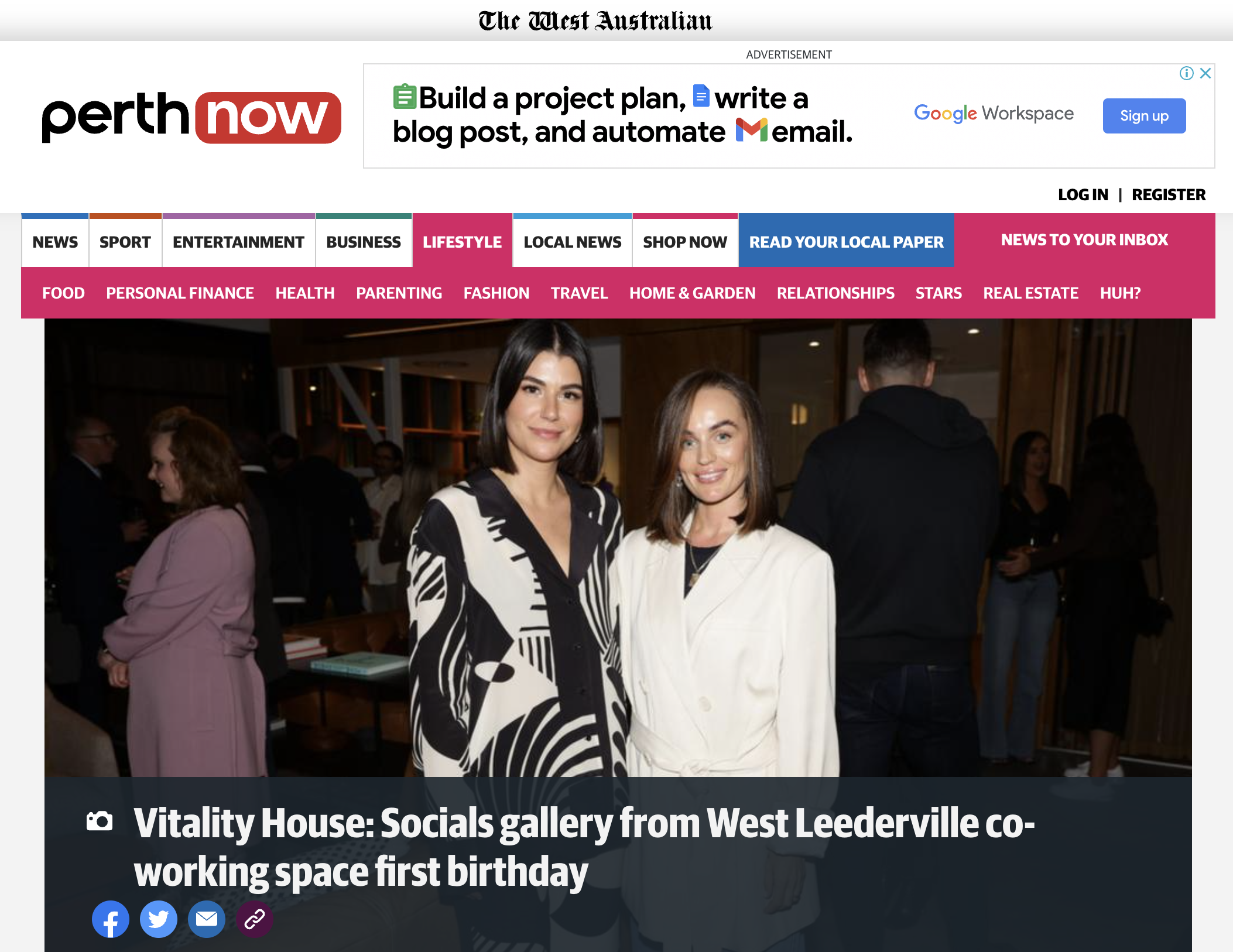 Vitality House: Socials gallery from West Leederville co-working space first birthday Perth Now The West Australian