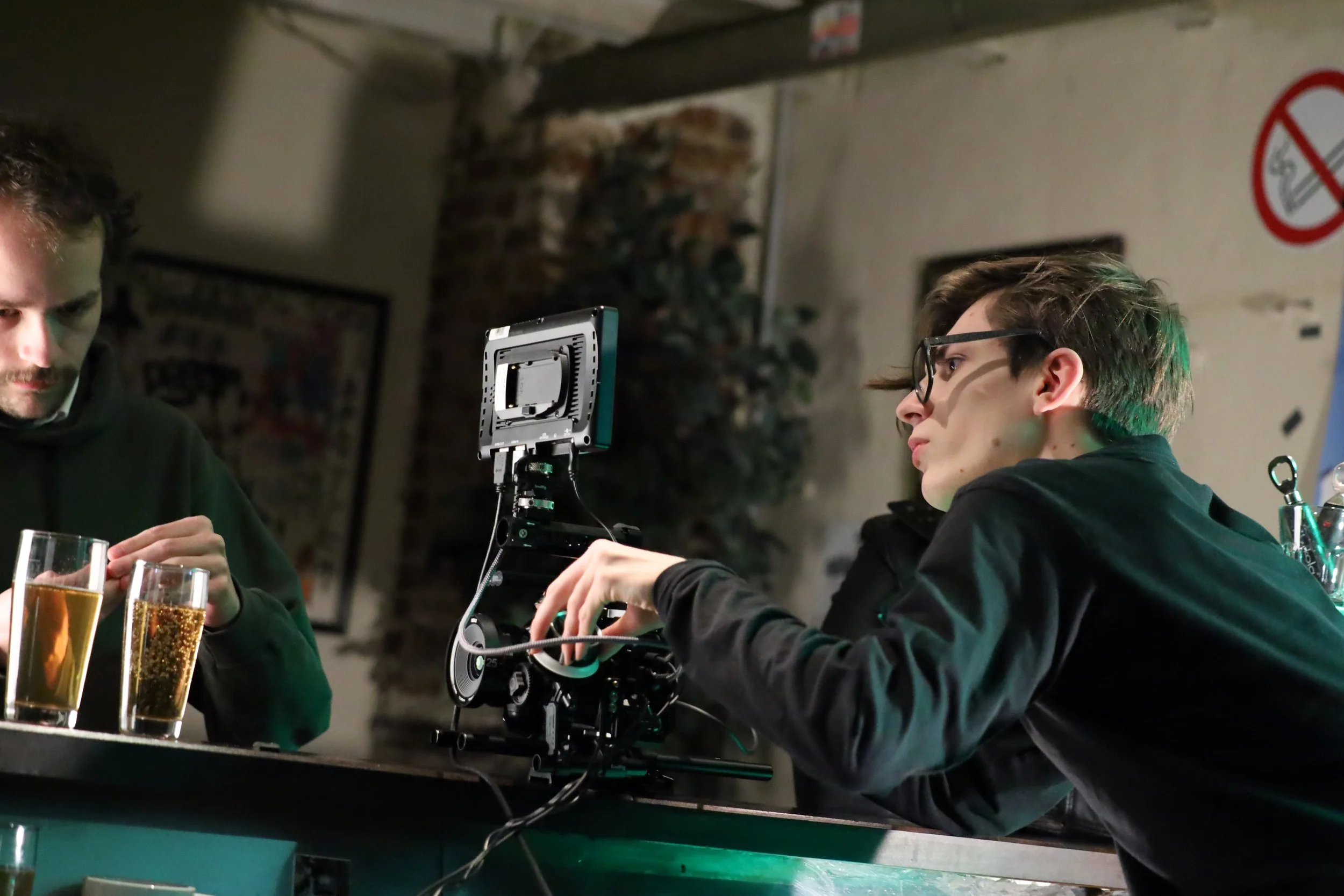 Eine Nahaufnahme entshet