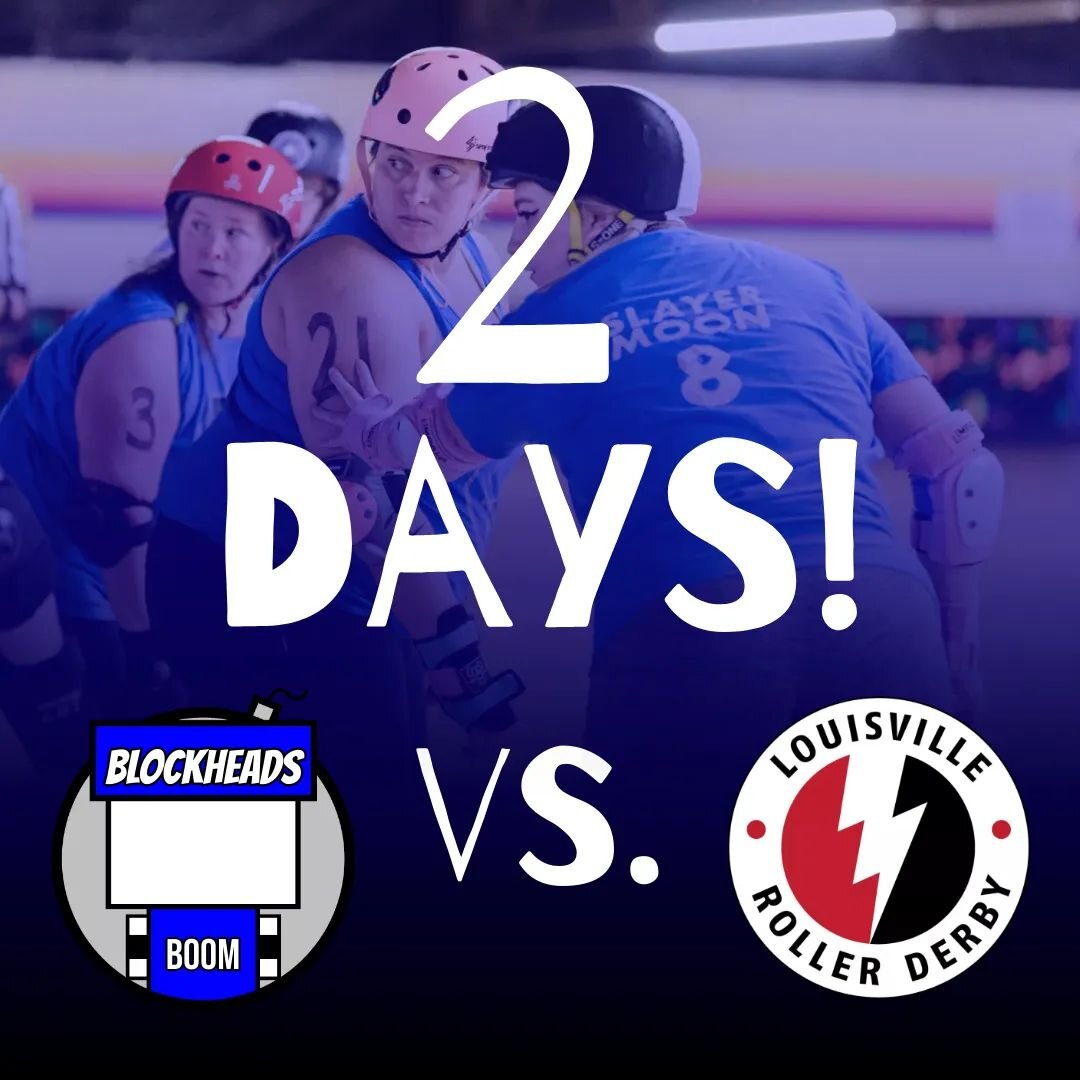 2 DAYS!!
Finally prepartions time for our season opener bout against Louisville Roller Derby Saturday April 22!

Join us at @1525thewarehouse doors open at 6!
Pre-sale tickets are still available but are going FAST. Get them while you still can!!

Pu