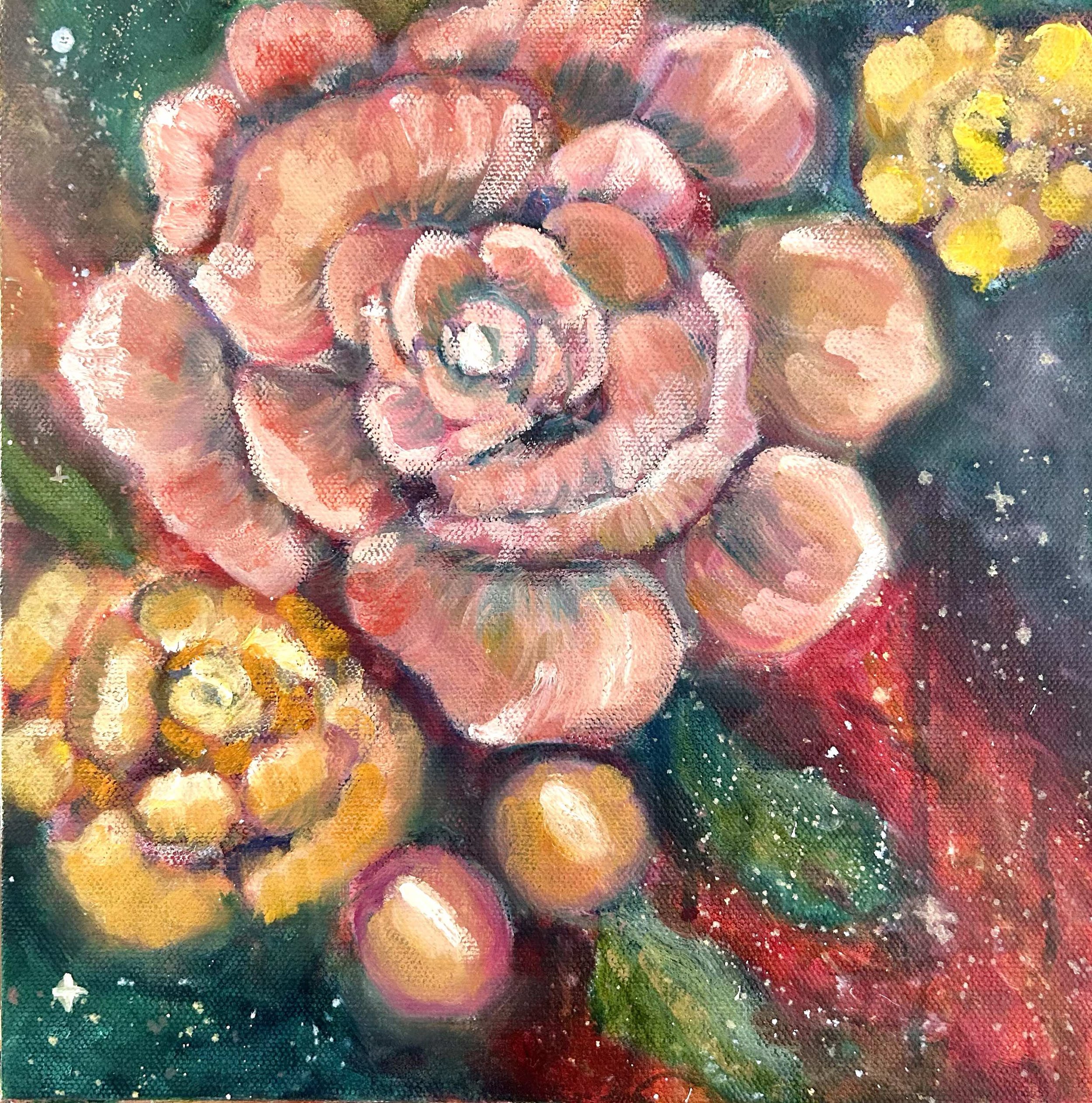 " Blooming Together" 10x10