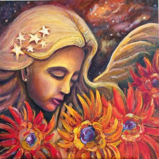 "Whispers of Adoration" 20x20