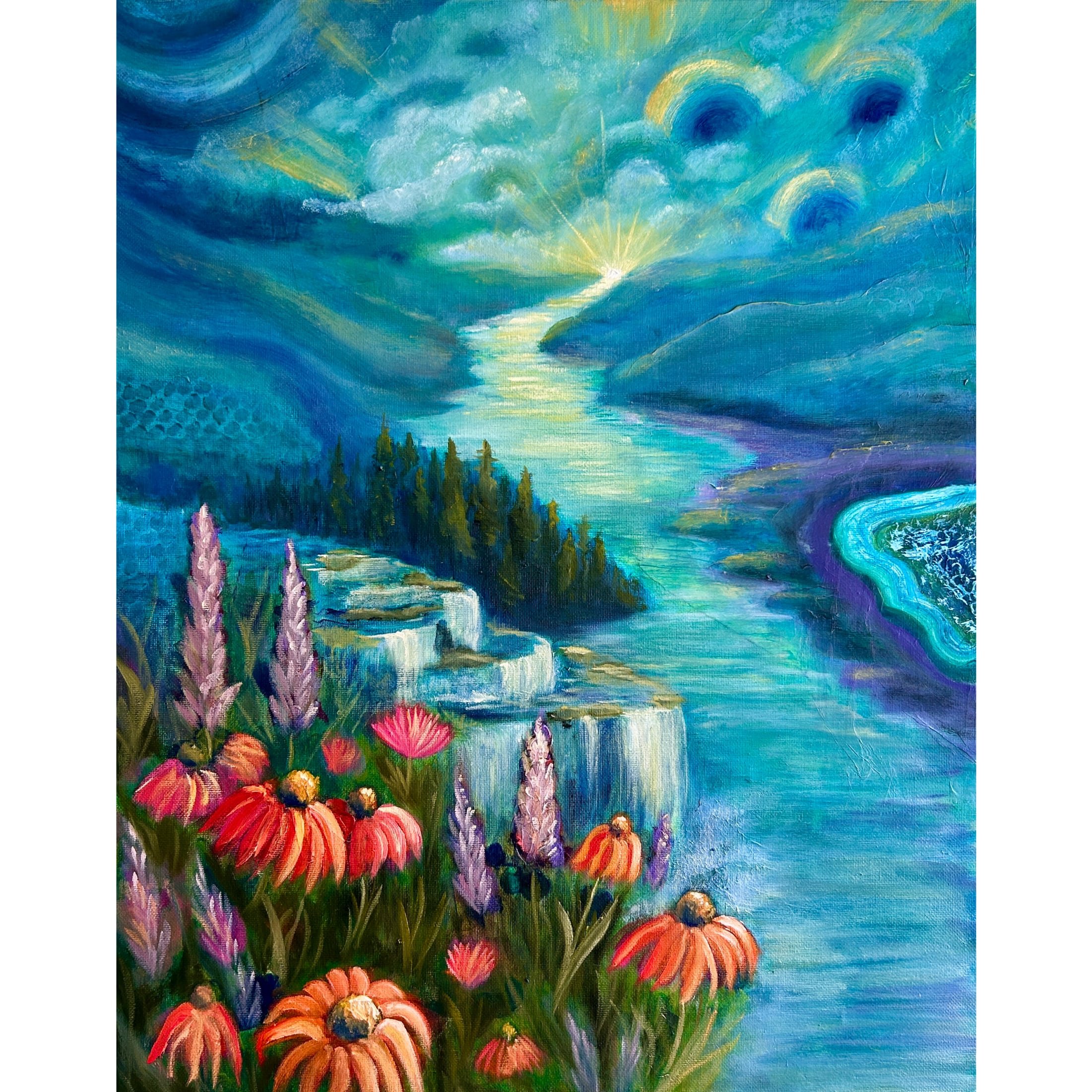 The Hills Were Overflowing (16x20)