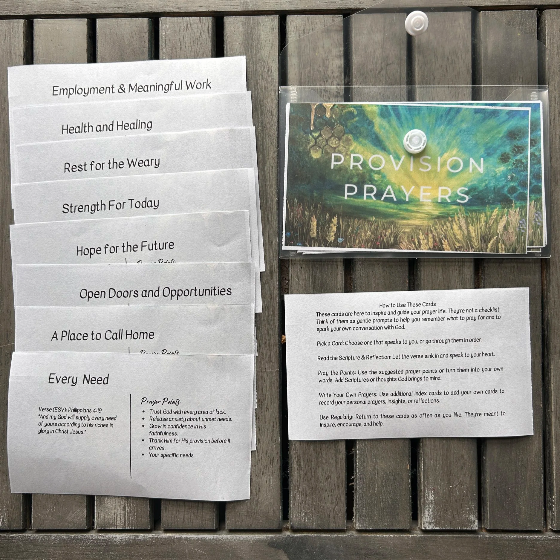 Prayer Card Decks
