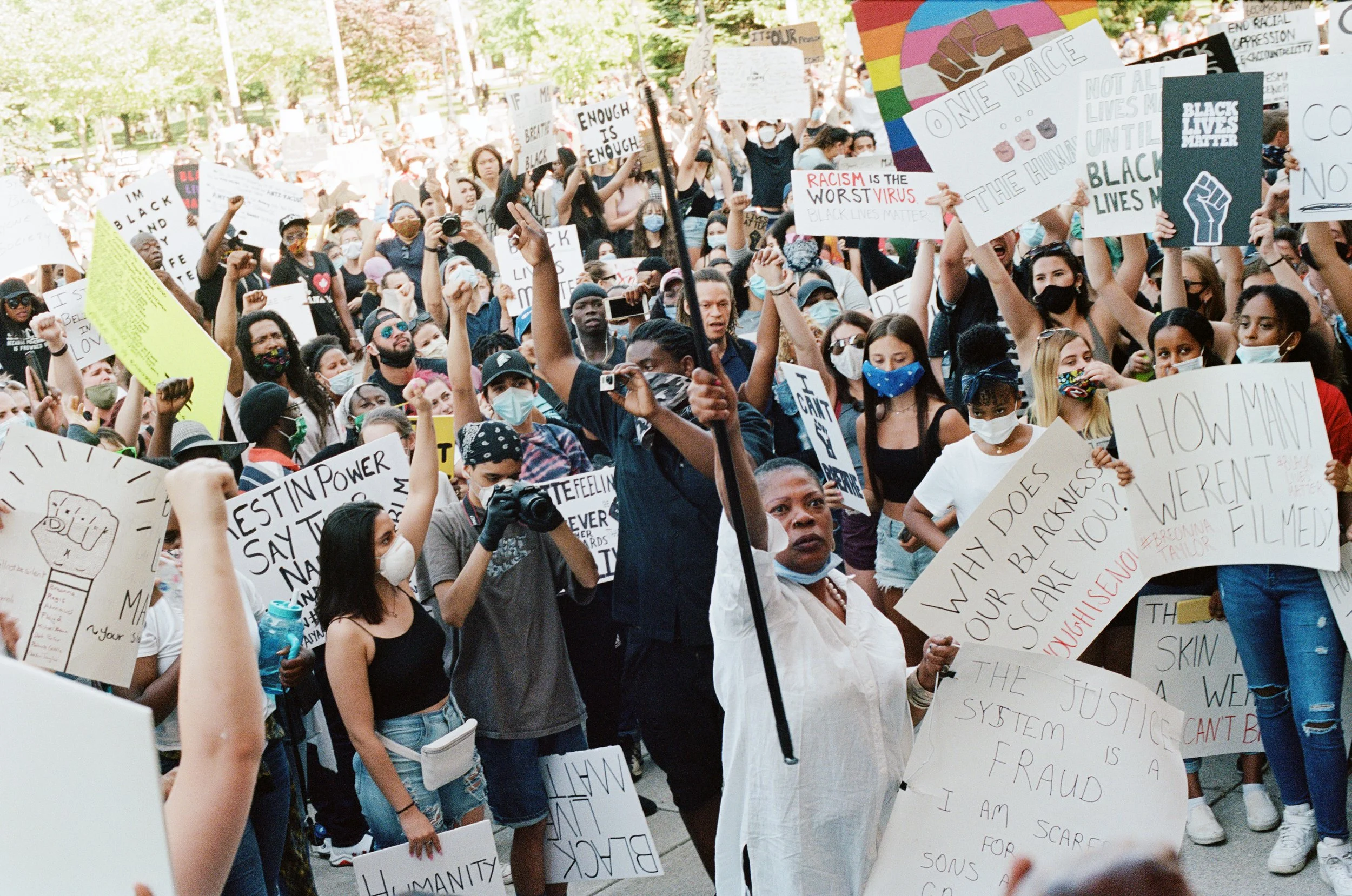 Black Lives Matter Protest - London, Canada - 2020