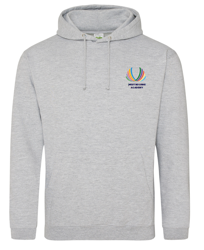 Unisex Adult Westbourne Leavers Pullover Hoodie - Heather Grey