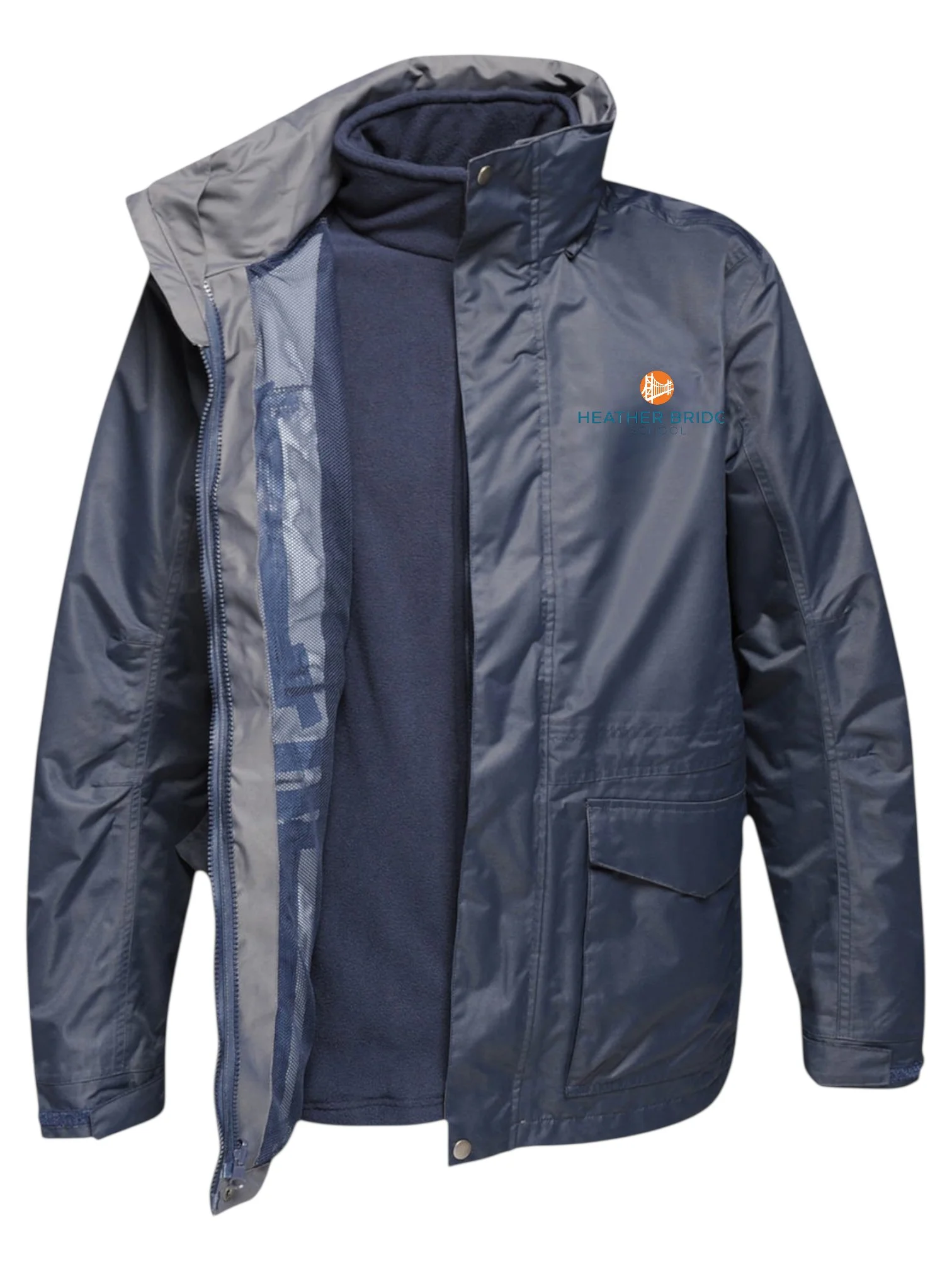 3-in-1 premium jacket - Heather Bridge School