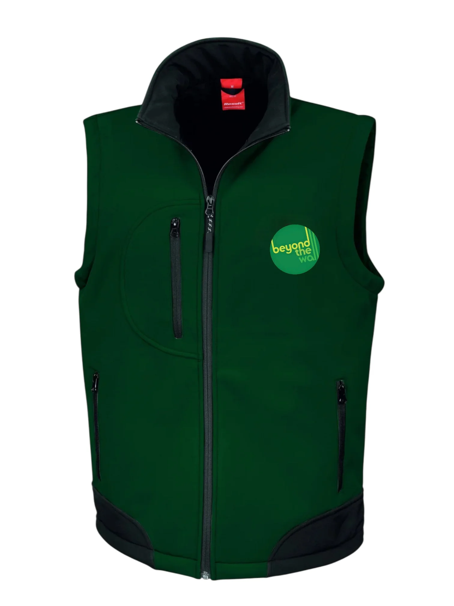 Unisex Adult Bottle Green Softshell Gilet