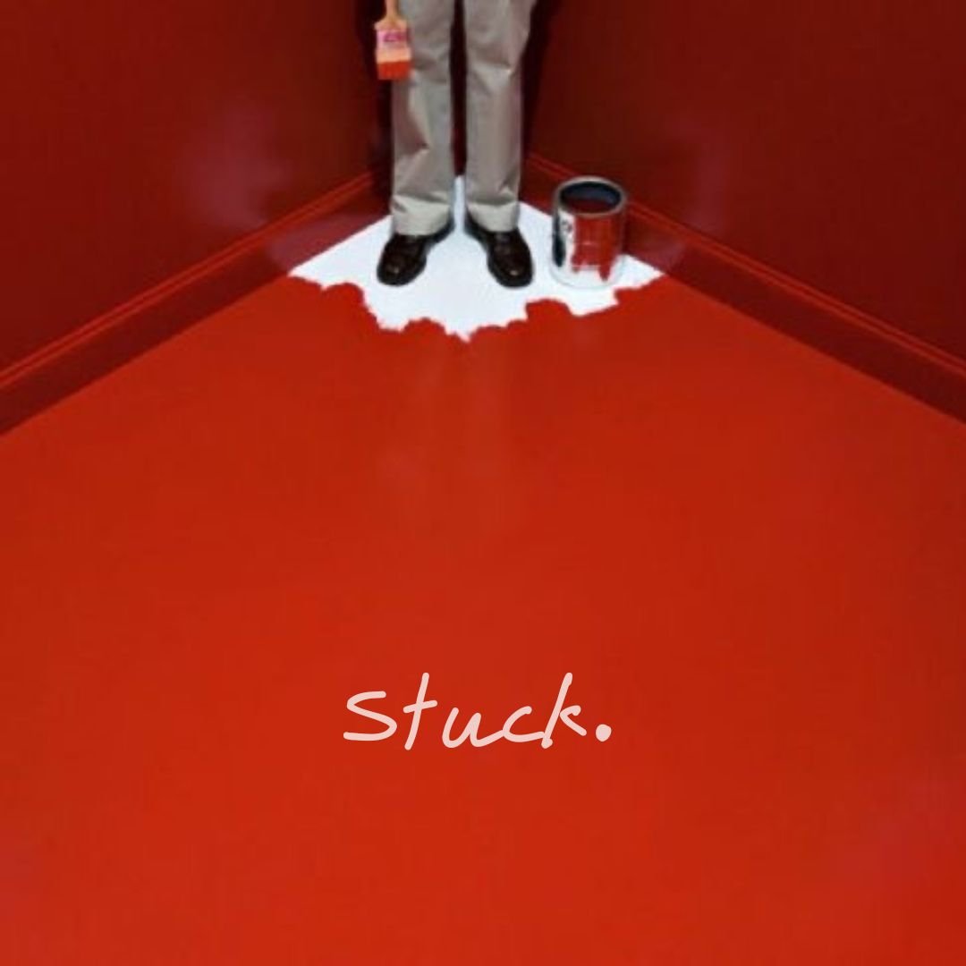 Stuck.