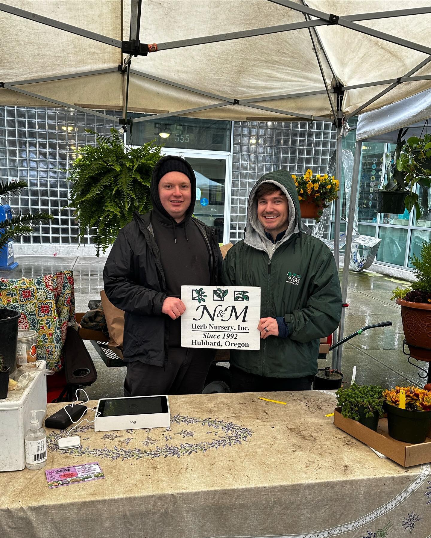 Meet our 2023 Vancouver Farmers Market team, Michael and Thomas who are very excited to get this season started! 🌿

&bull;Many of you recognize Michael who has been at the market since 2015. He is our Vancouver plant guru! 
&bull;Thomas is Michael&r