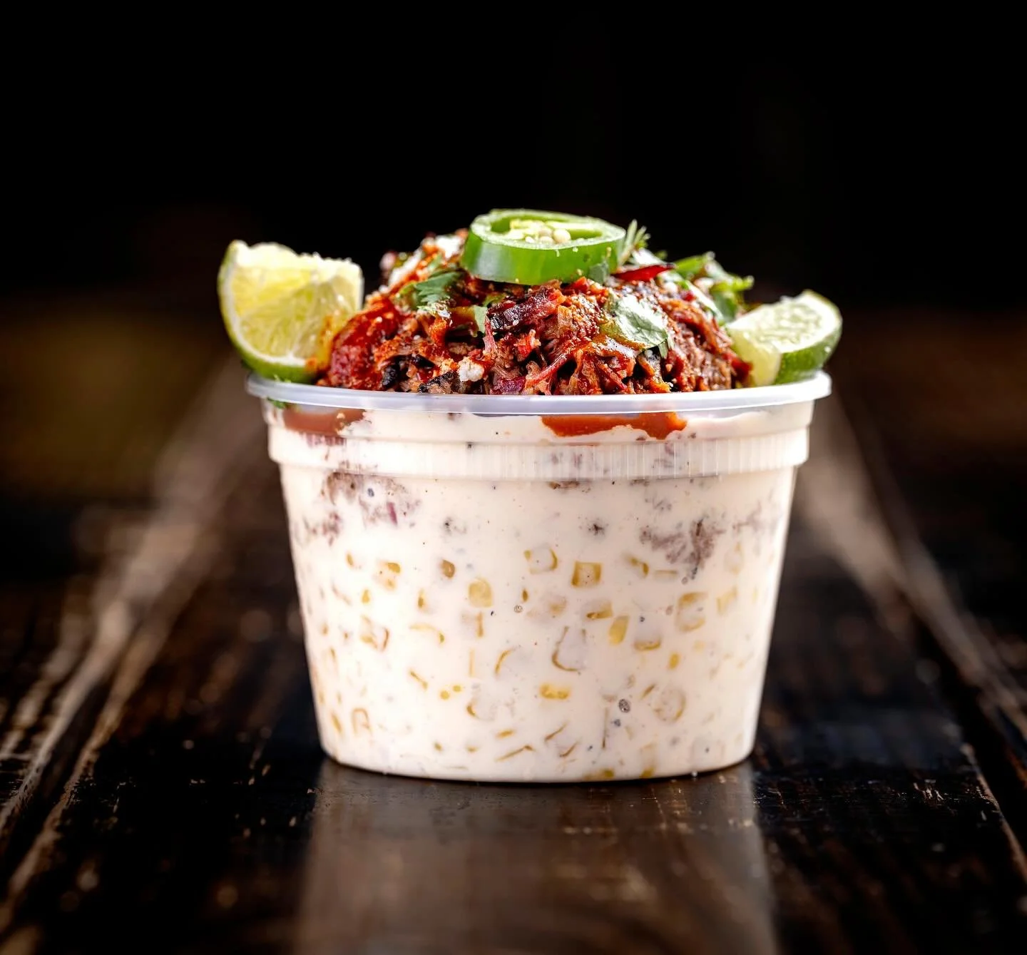 Panther City BBQ Brisket Elote Cup