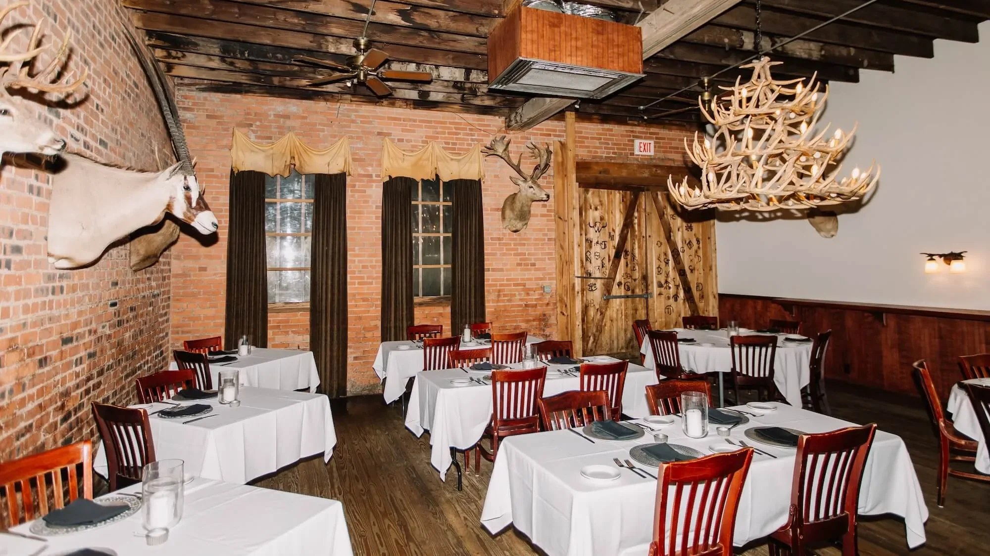 A dining room at Lonesome Dove Fort Worth