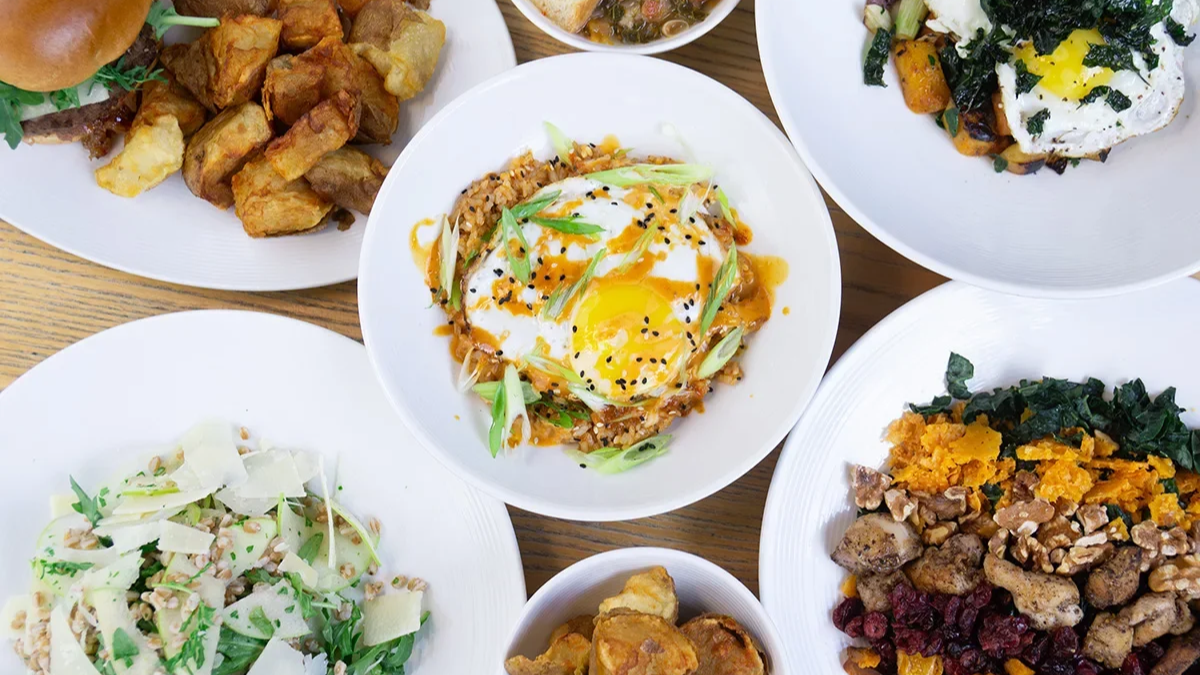 A selection of dishes at Taste Community Restaurant