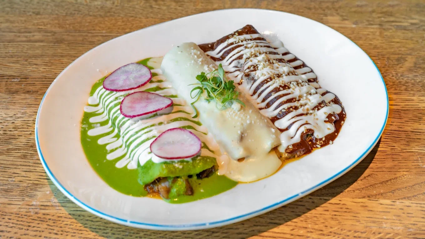 The enchiladas at Maria's in Fort Worth