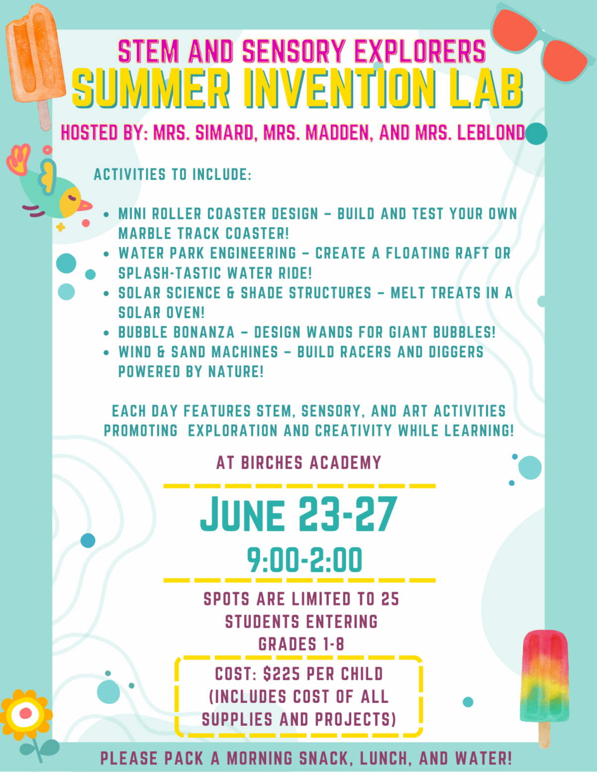 Sign up for Summer Invention Lab here!
