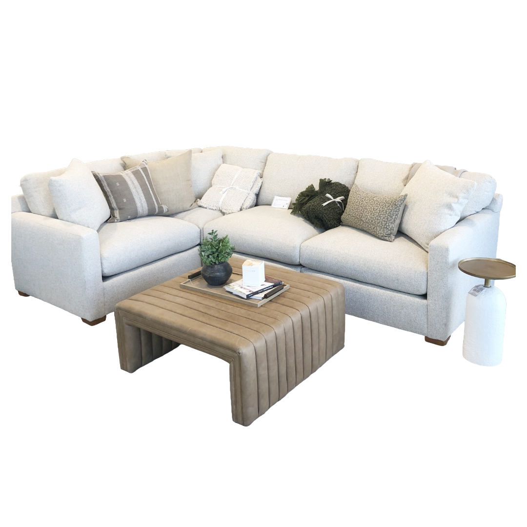 Asher Modular Sectional + Augustine Ottoman