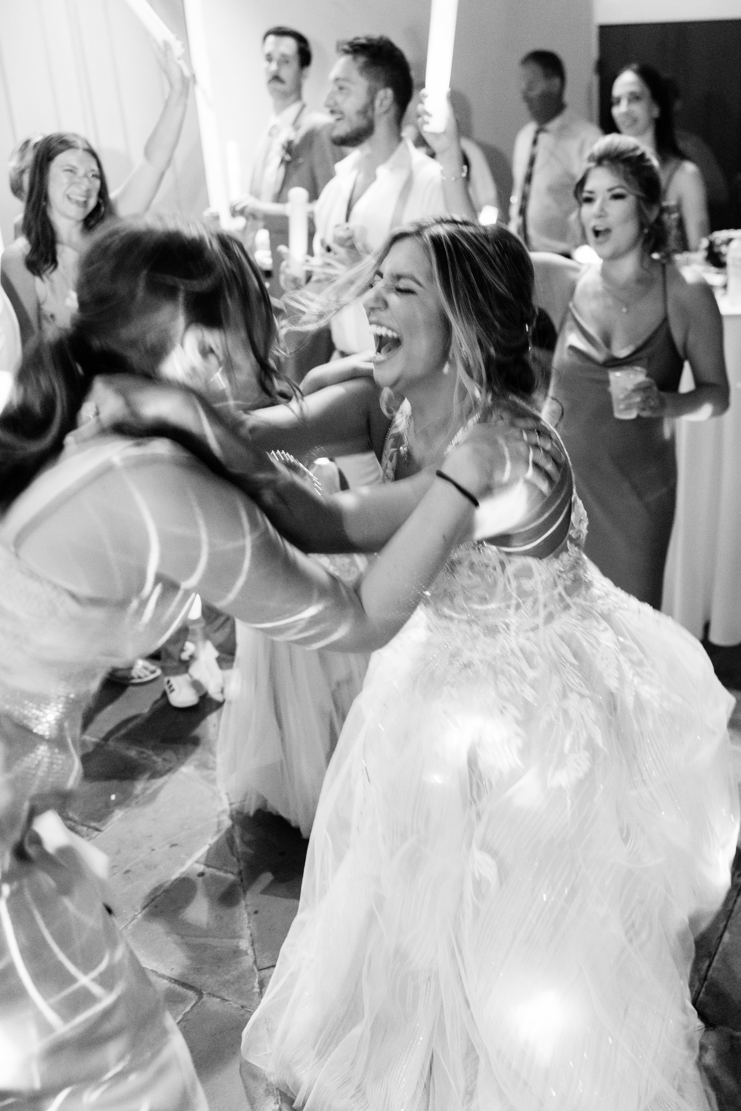 Bride and Maid-of-Honor on the dance floor