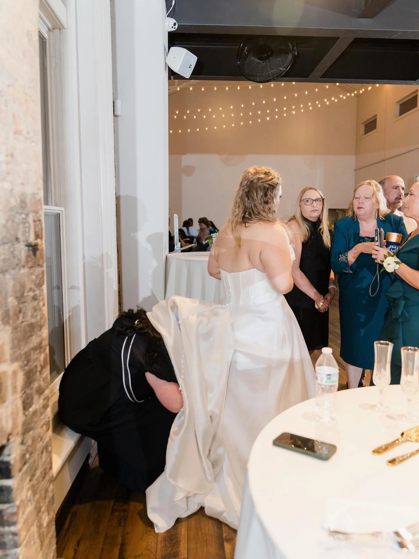 Bustle breaks happen. Panic doesn&rsquo;t need to.

This is the part you don&rsquo;t plan for&hellip; but we do.

Just a quick fix under the dress so the night could keep going exactly as planned.

Looking for a team like this on your wedding day? We