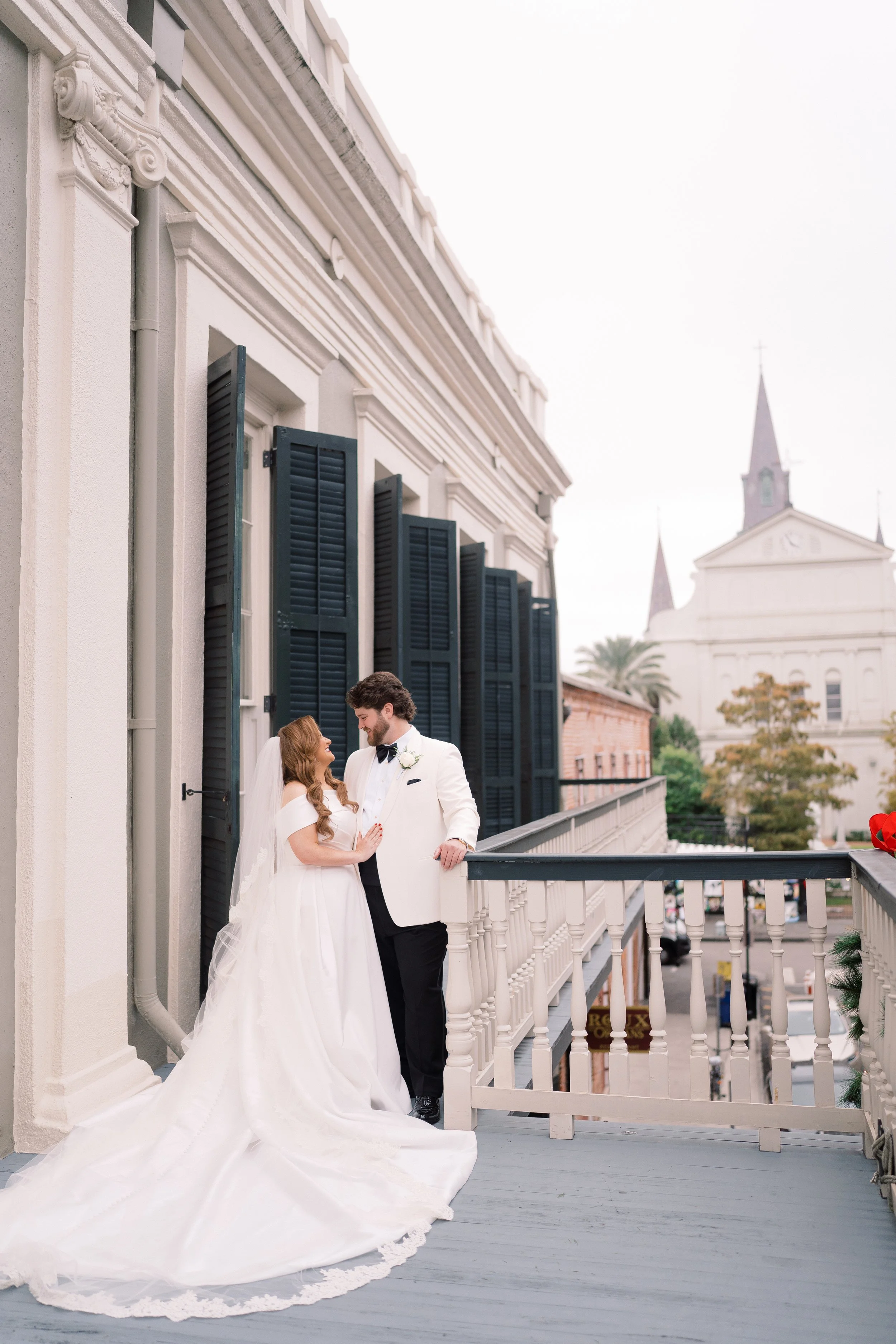 St. Louis Cathedral + Bourbon Orleans Hotel Wedding