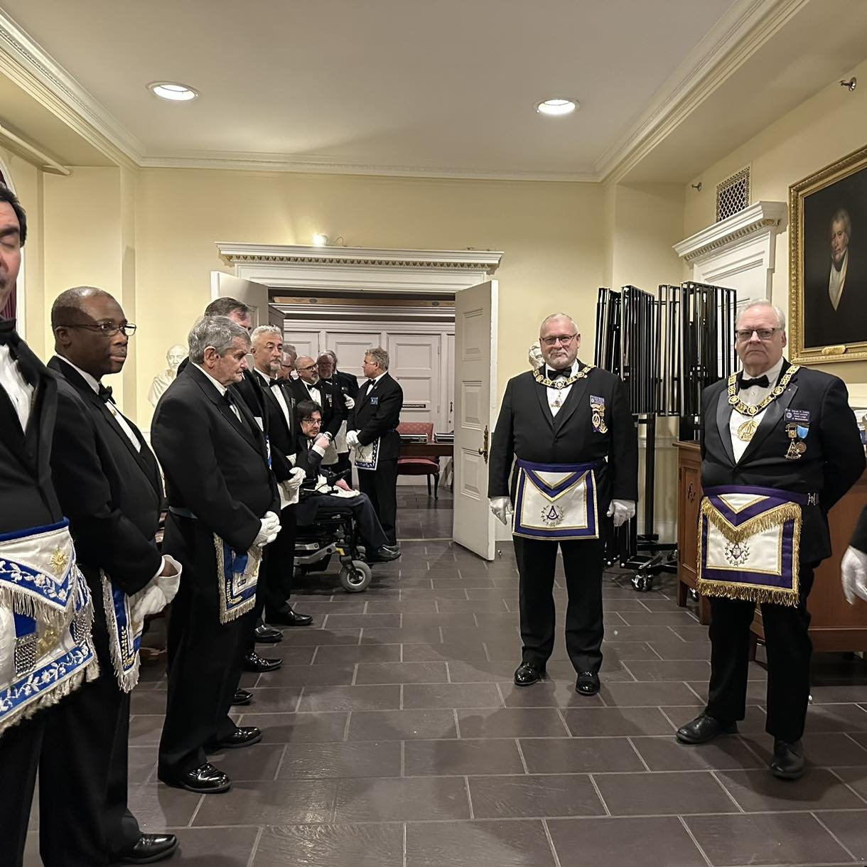  The Eighth Masonic District assembled 