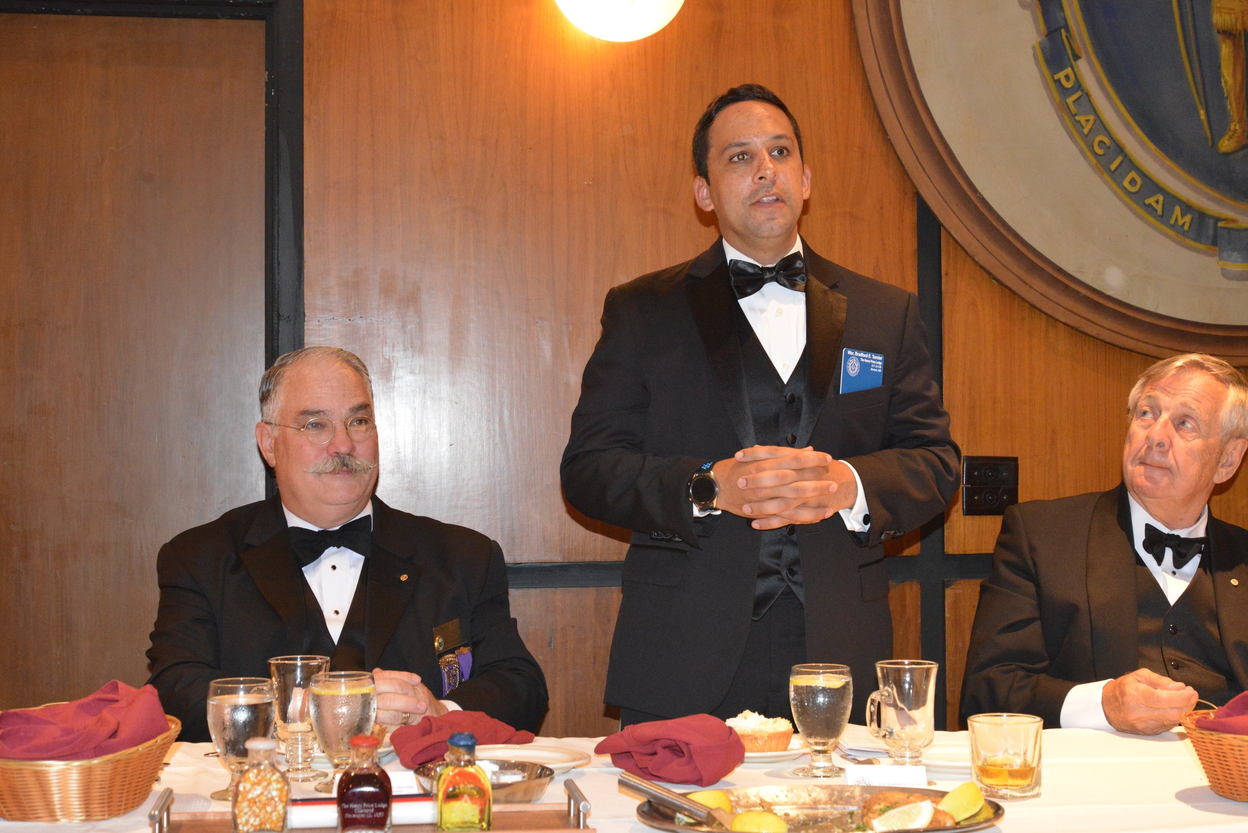  Remarks by Wor. Brad Turnier during dinner 