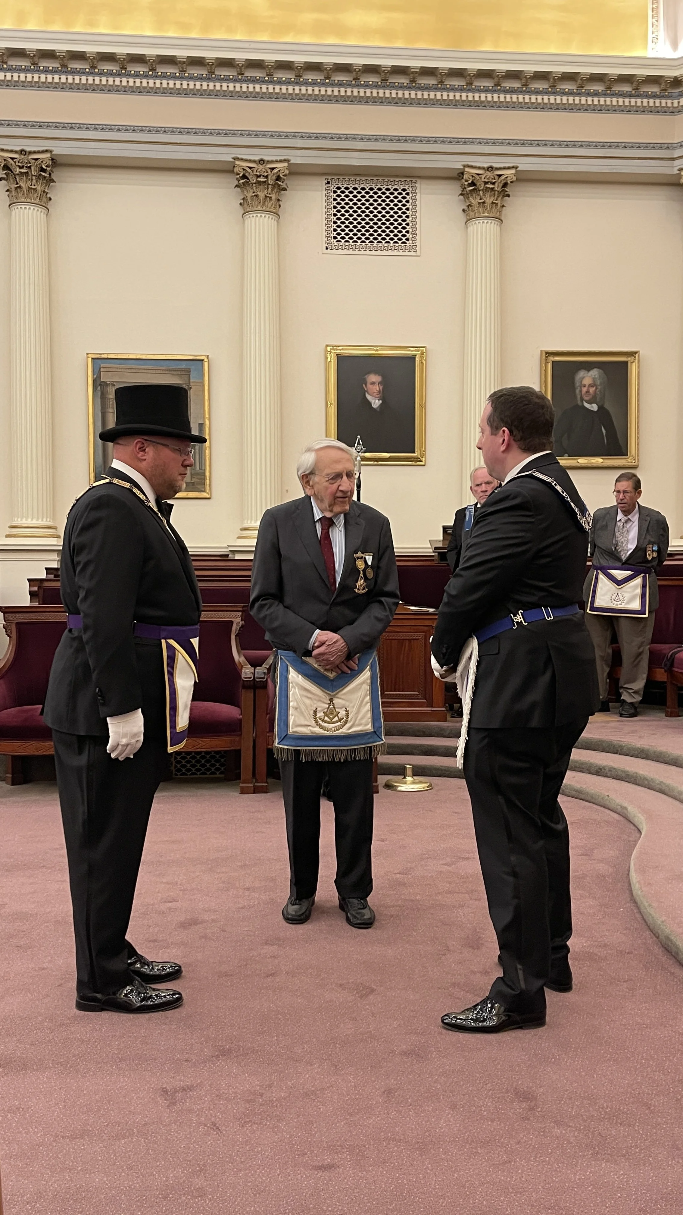 R.W. Mark Lichtenstein presenting the DDGM