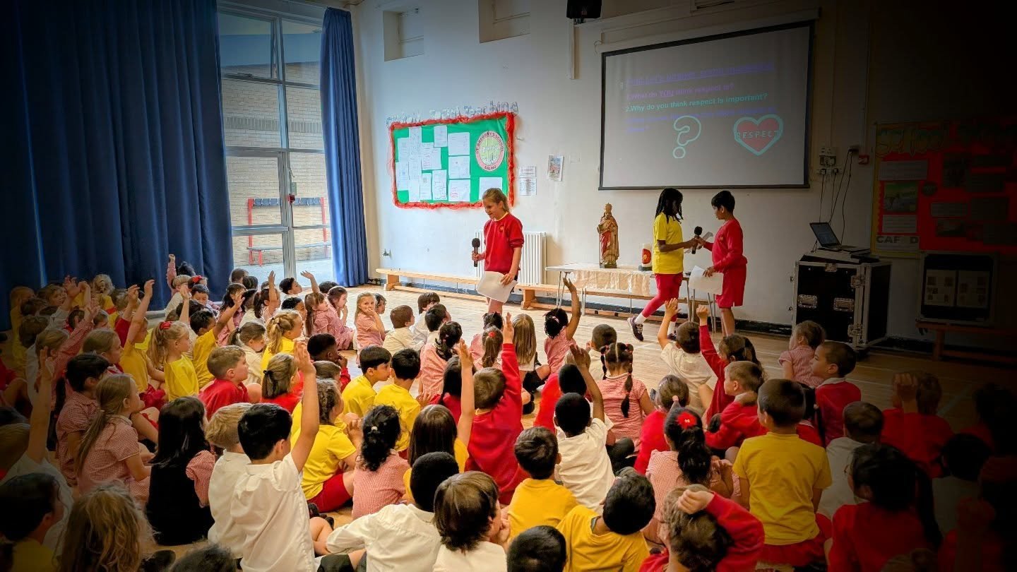 A huge well done to our Wellbeing Ambassadors who have done a fantastic job leading assemblies for our pupils this week. 🌟 With confidence, clarity and compassion, they spoke passionately about the importance of respect and how we can show it in our