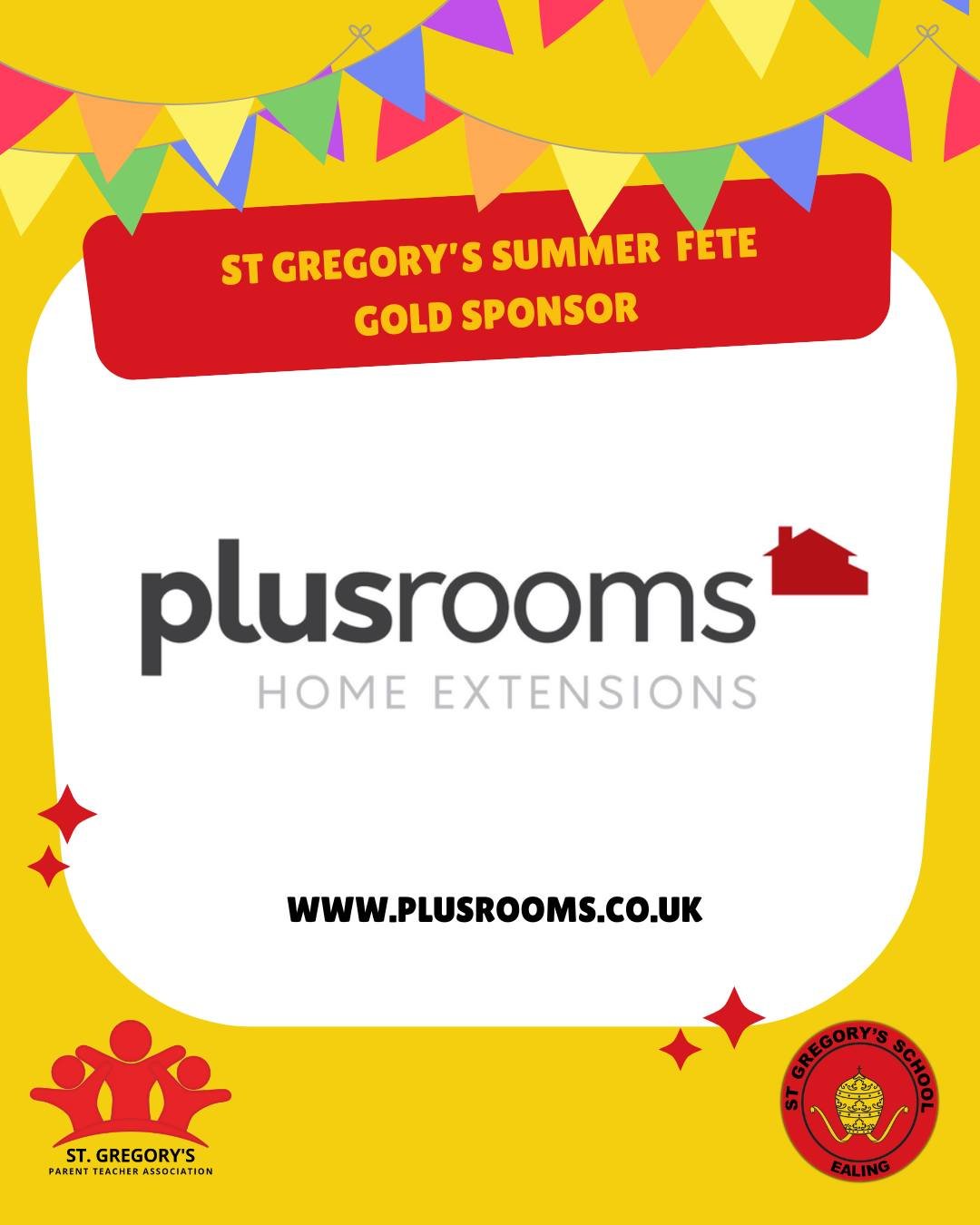We are beyond grateful to have @plusrooms  as one of our Gold Sponsors for the St. Gregory's Summer Fete! 🌟🎉

A heartfelt thank you to their amazing team for their ongoing support and dedication to our community. Your generosity helps our school an