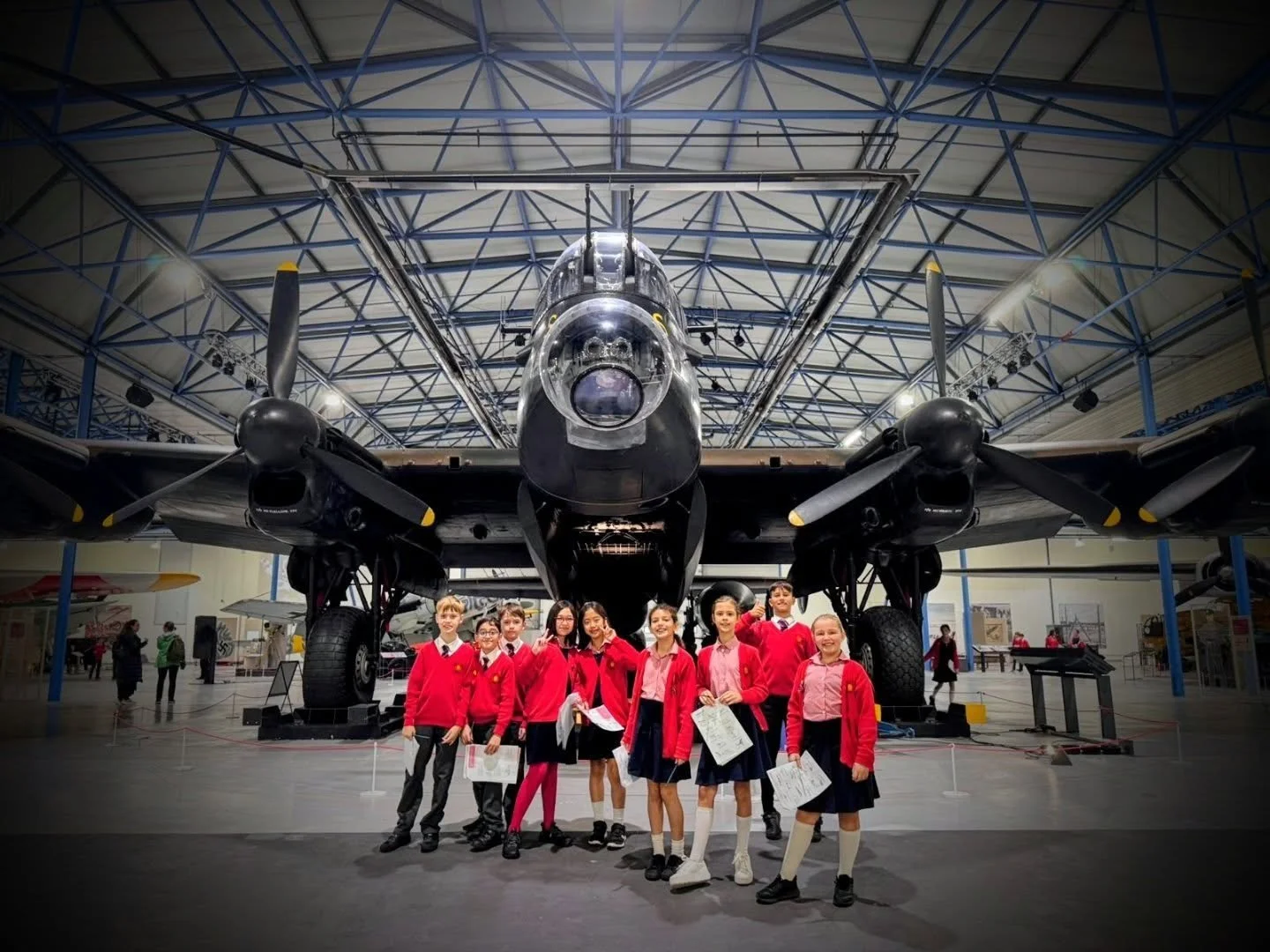 ✈️ Year 6 took to the skies today!

Our pupils visited RAF Hendon as part of their World War II topic &mdash; exploring history through hands-on, immersive experiences that truly bring learning to life. 🌍💫

A huge thank you to everyone who helped m