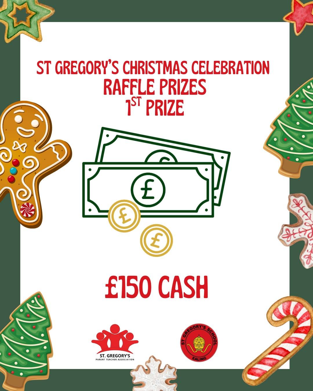 Don't forget tomorrow, Friday 12th December is the last day to return your raffle tickets! There are some incredible prizes, don't miss out! 

#schoolfundraiser #ealingprimaryschools