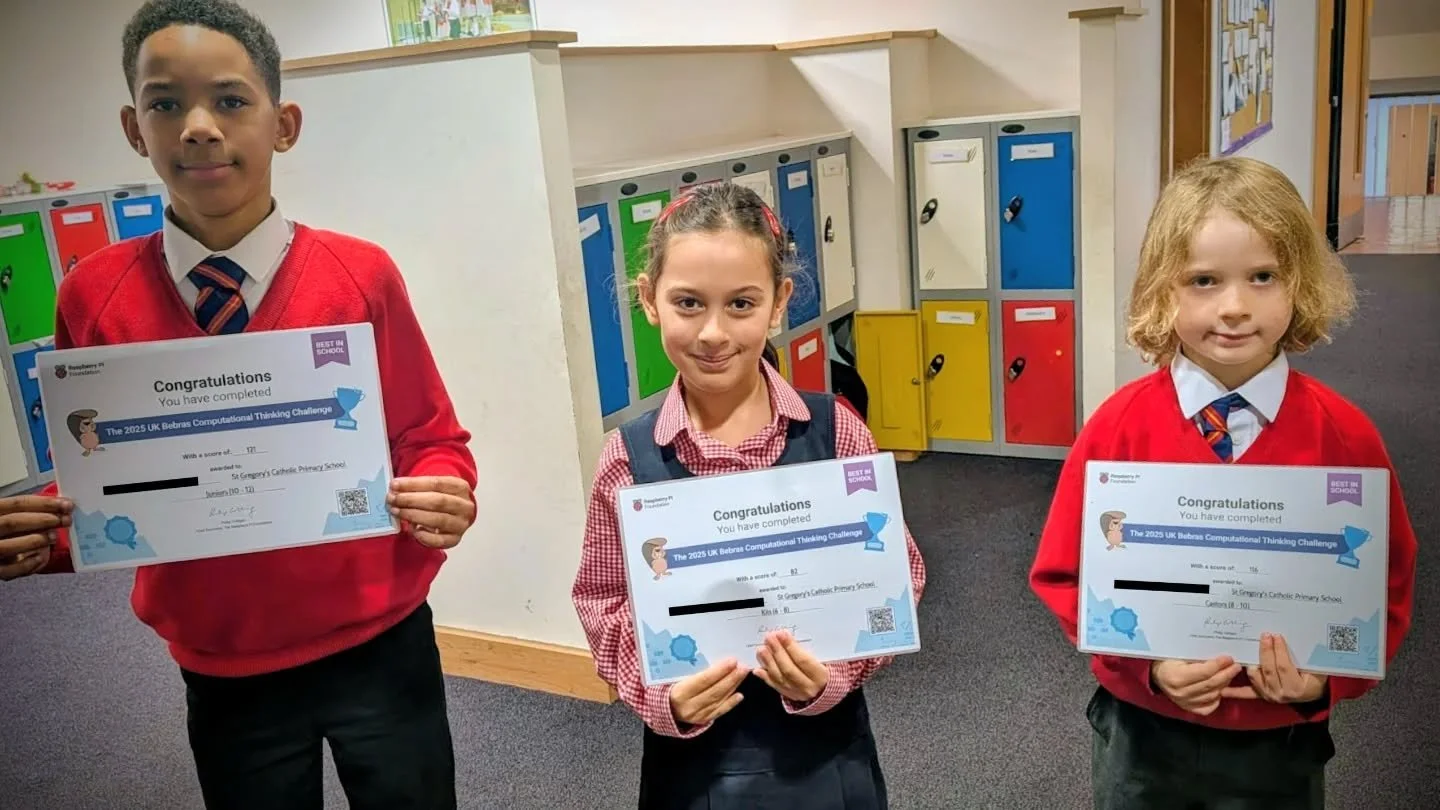 🎉 Bebras Challenge success! 🎉

Congratulations to all of our pupils who took part in the recent Bebras Challenge, brilliantly organised by Mr Dias.

The Bebras Challenge is an international computational thinking competition that develops problem-s