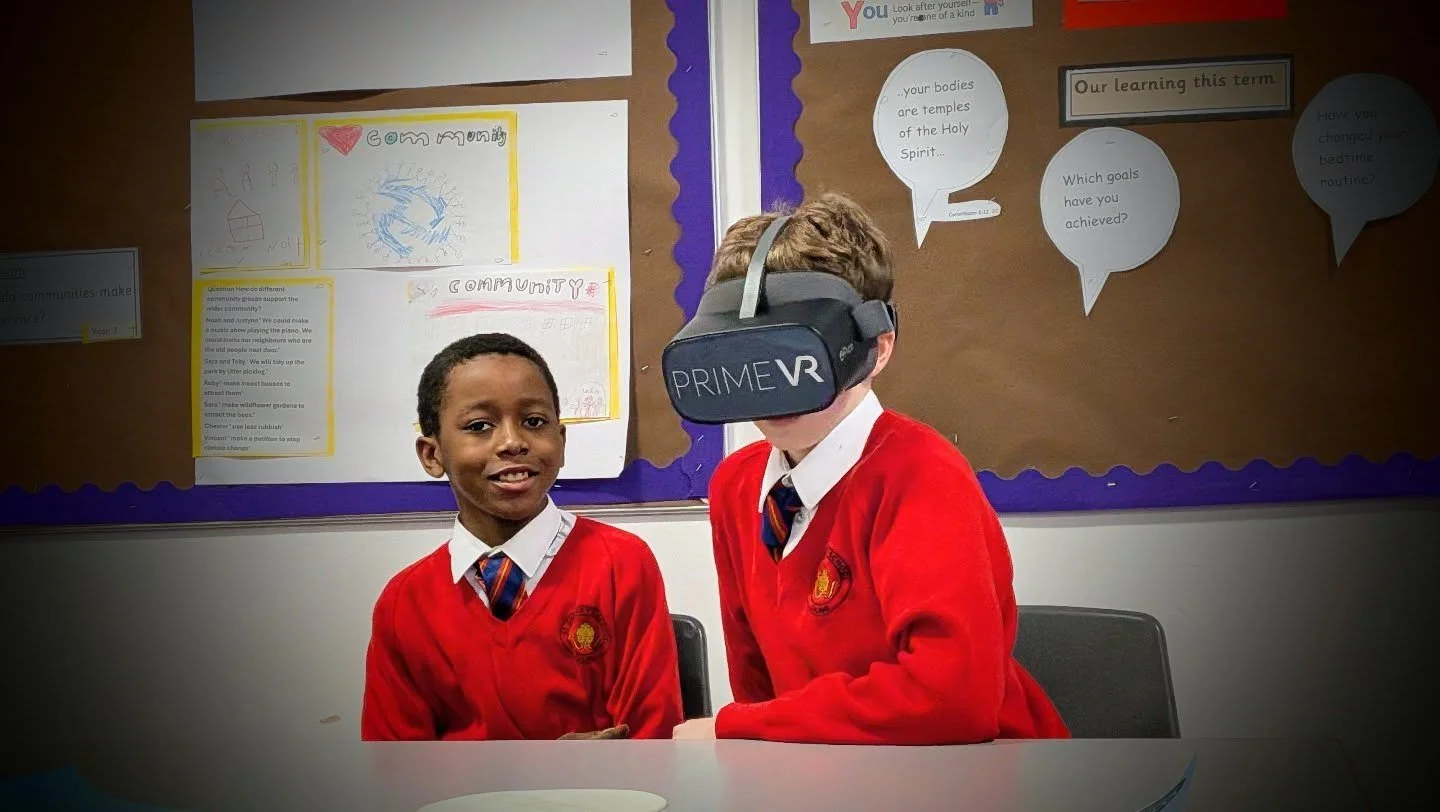 Using the power of virtual reality, some of our pupils enjoyed a truly immersive learning experience, visiting incredible places across planet Earth &mdash; all from the comfort of their seats.
Immersion sparks curiosity, deepens understanding, and p