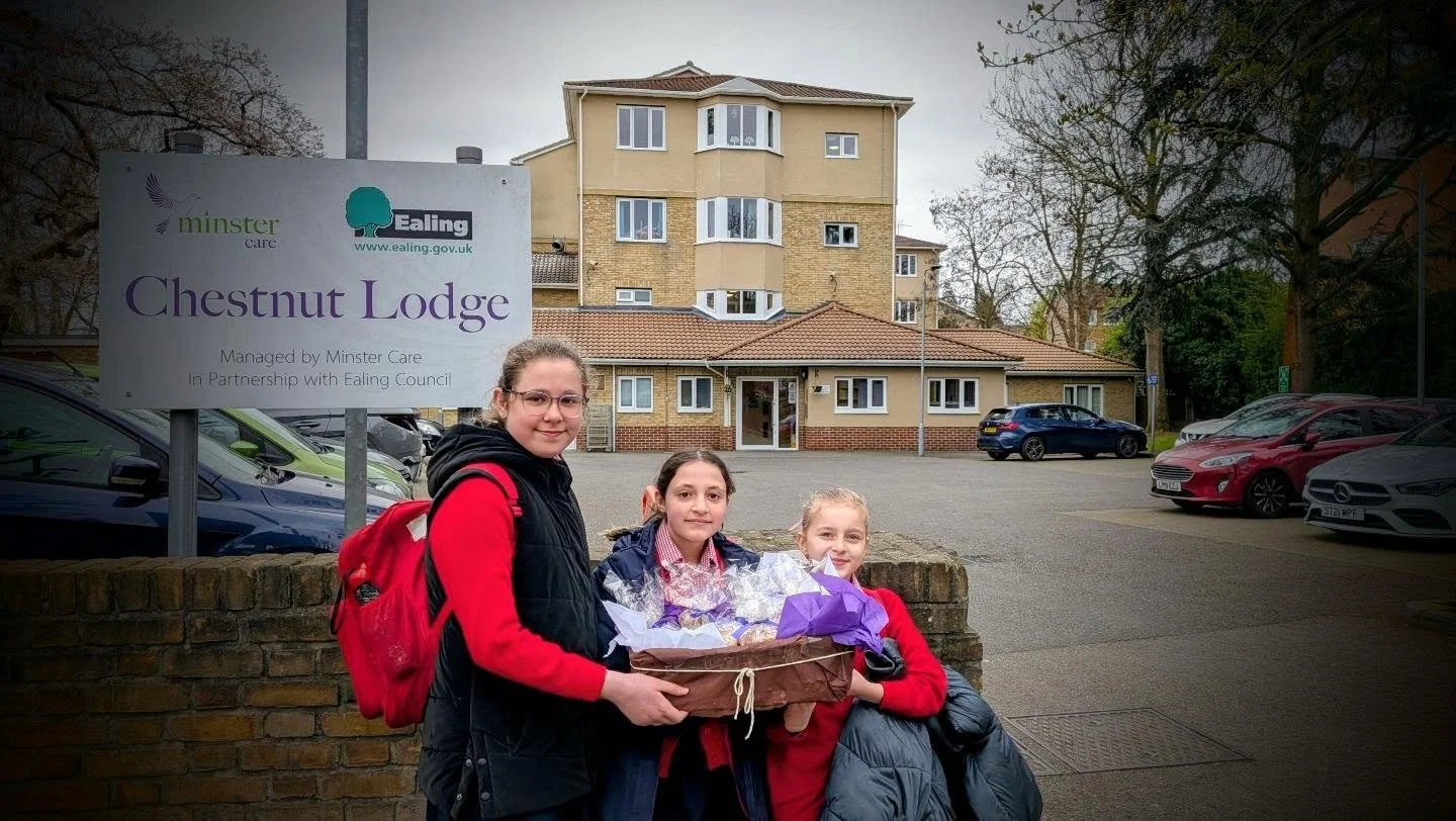 A beautiful example of service in action. Thank you to our wonderful school community for donating hot cross buns, lovingly wrapped by Mrs Tokatly and shared with the congregation at Mass this morning, as well as with our neighbours at Chestnut Lodge