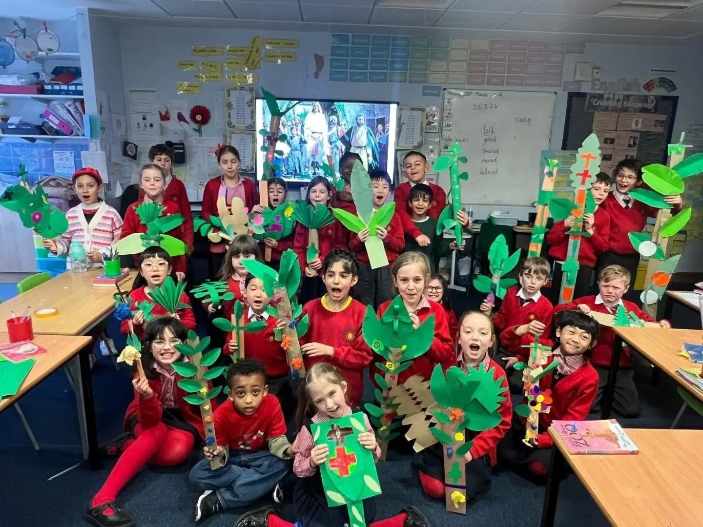 🌿 It is Palm Sunday! This week in 3NM, we created palms and explored the important story of Jesus entering Jerusalem ahead of the events of Holy Week. A meaningful way for our pupils to reflect on this special time in the Church&rsquo;s year. ✝️ #Pa
