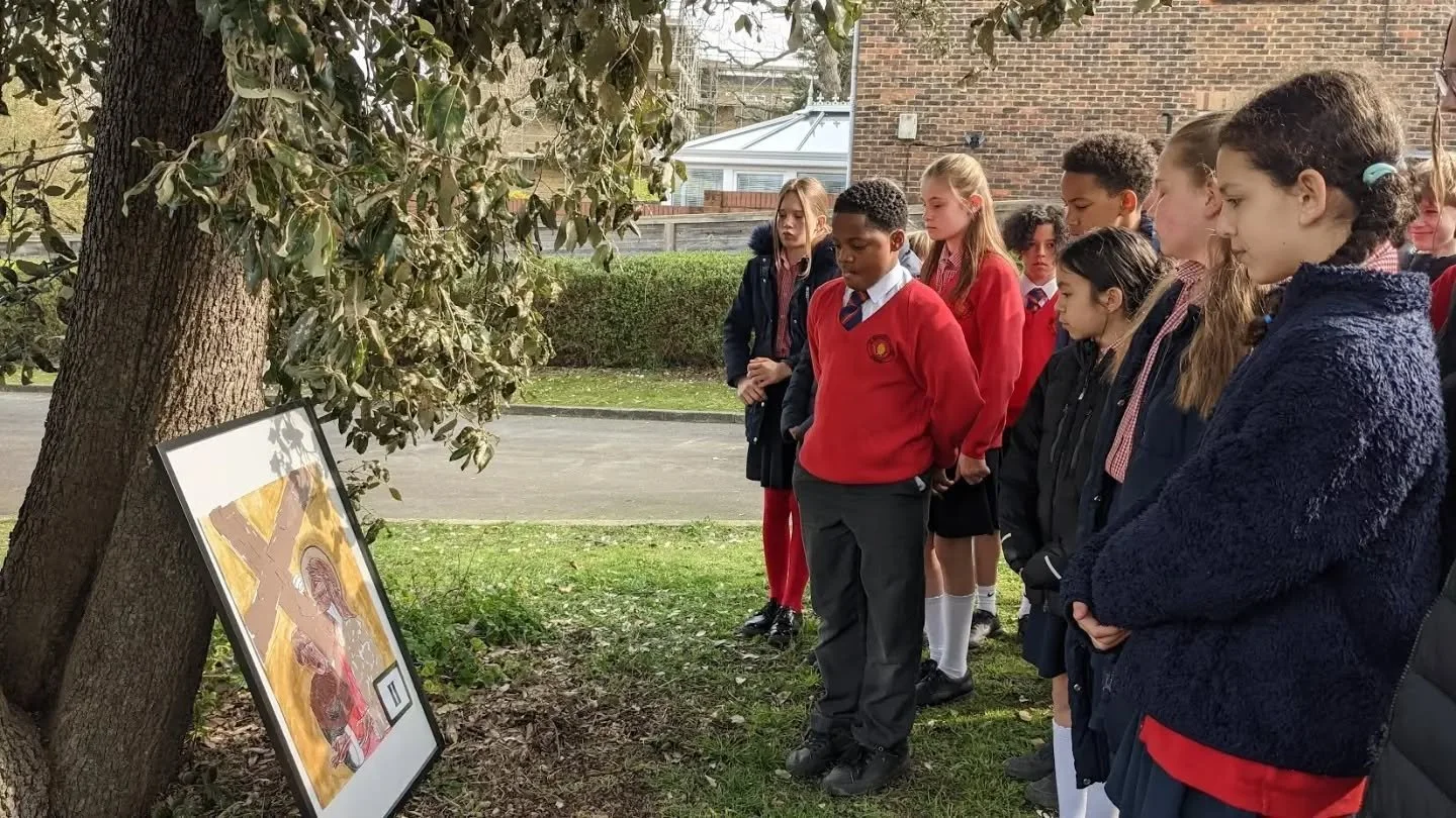 A walk of faith, reflection and purpose. ✝️🚶&zwj;♂️

Last week, our children from Nursery to Year 6 came together for the Big Lent Walk, prayerfully journeying around our school while reflecting on the Stations of the Cross and following in the foot