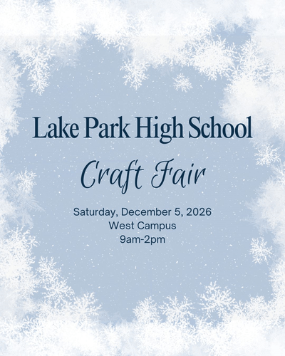 Lake Park High School Winter Craft Fair 2026